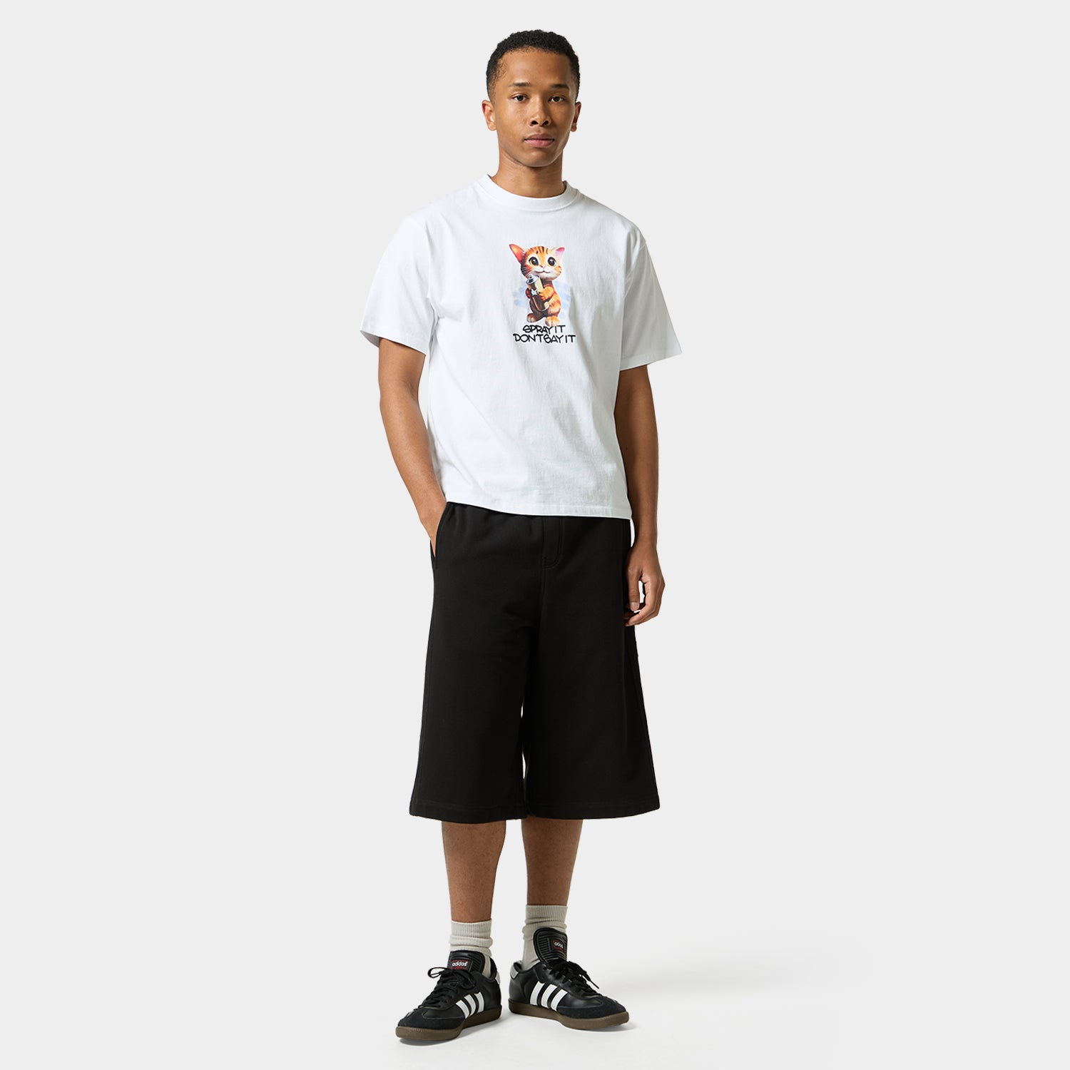 HUF (ハフ) Worldwide JP /T-SHIRTS(Tシャツ)/ SPRAY IT TEE商品 / BLACK