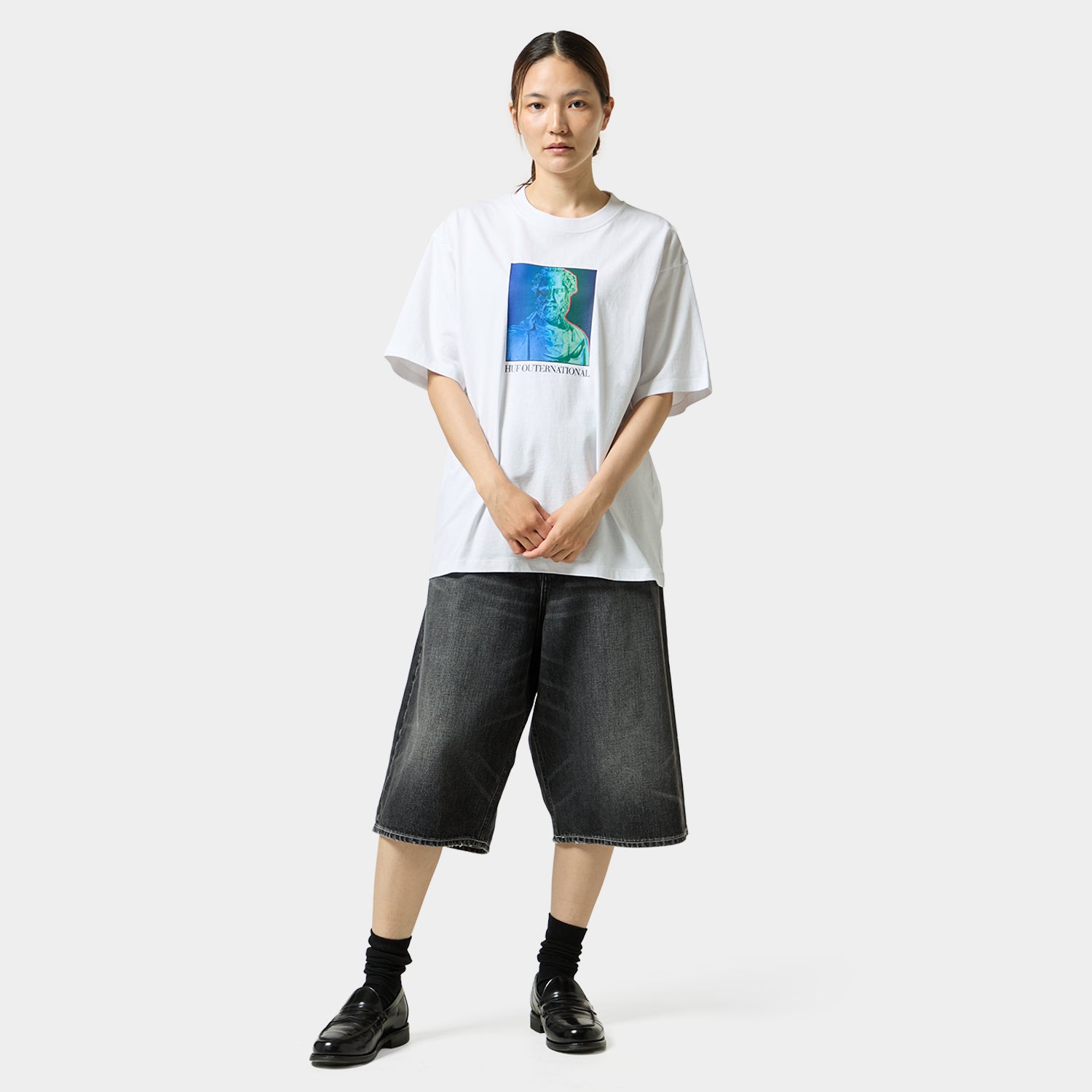 HUF (ハフ) Worldwide JP /T-SHIRTS(Tシャツ)/ HIGHER EDUCATION TEE商品 / WHITE