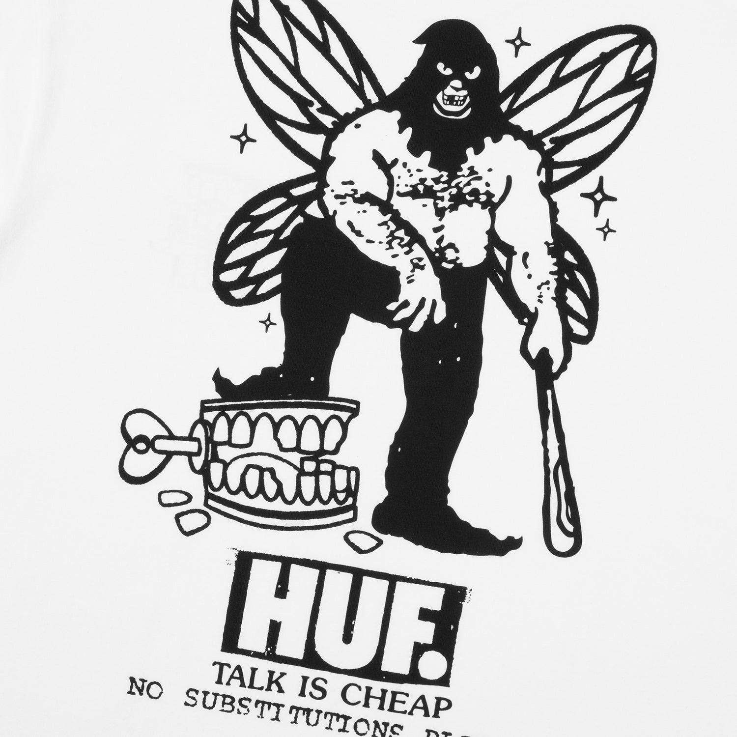 HUF (ハフ) Worldwide JP /T-SHIRTS(Tシャツ)/ TOOTH FAIRY TEE商品 / BLACK