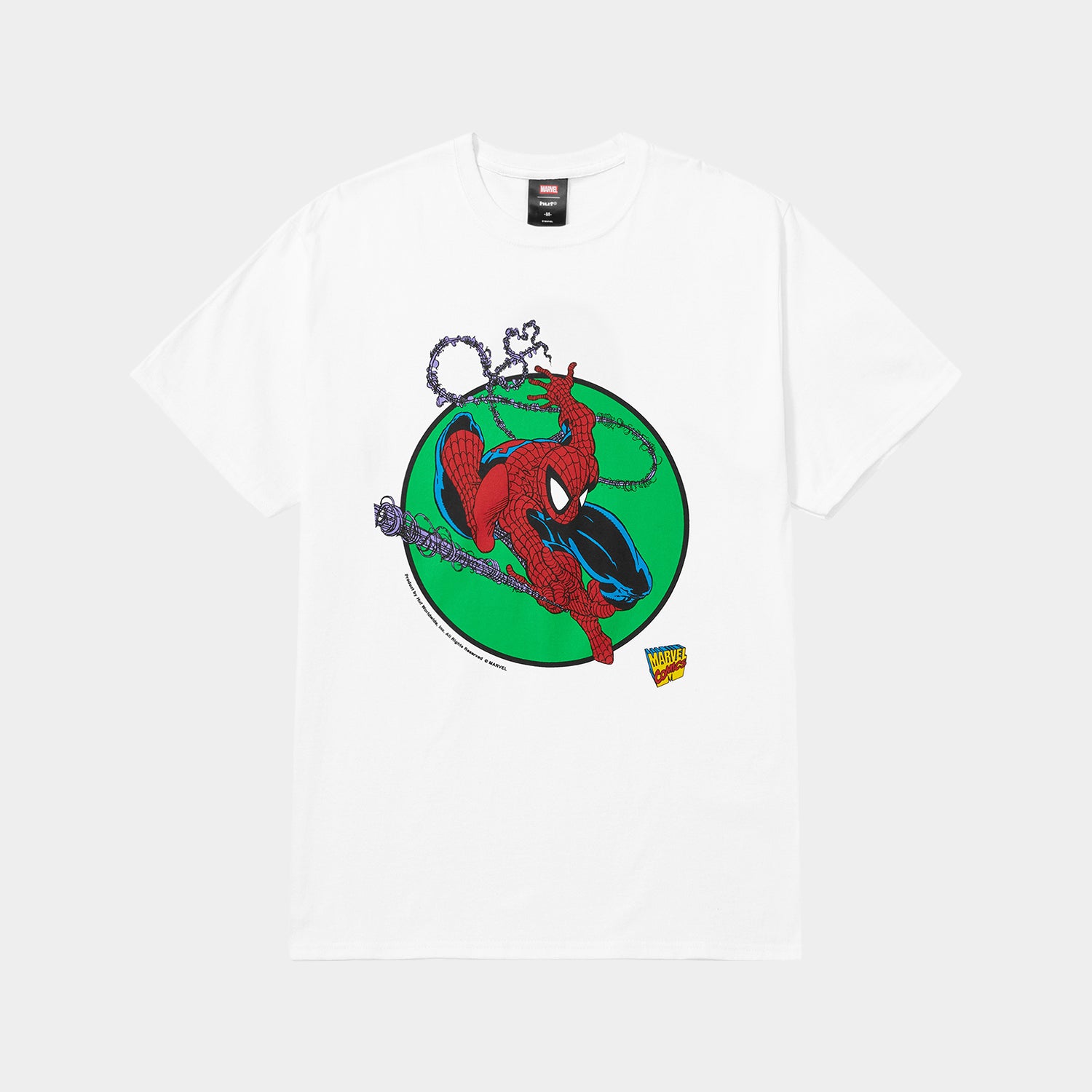 HUF (ハフ) Worldwide JP /T-SHIRTS(Tシャツ)/ HUF X MARVEL SPIDER-MAN THREE HUNDRED TEE商品 / WHITE