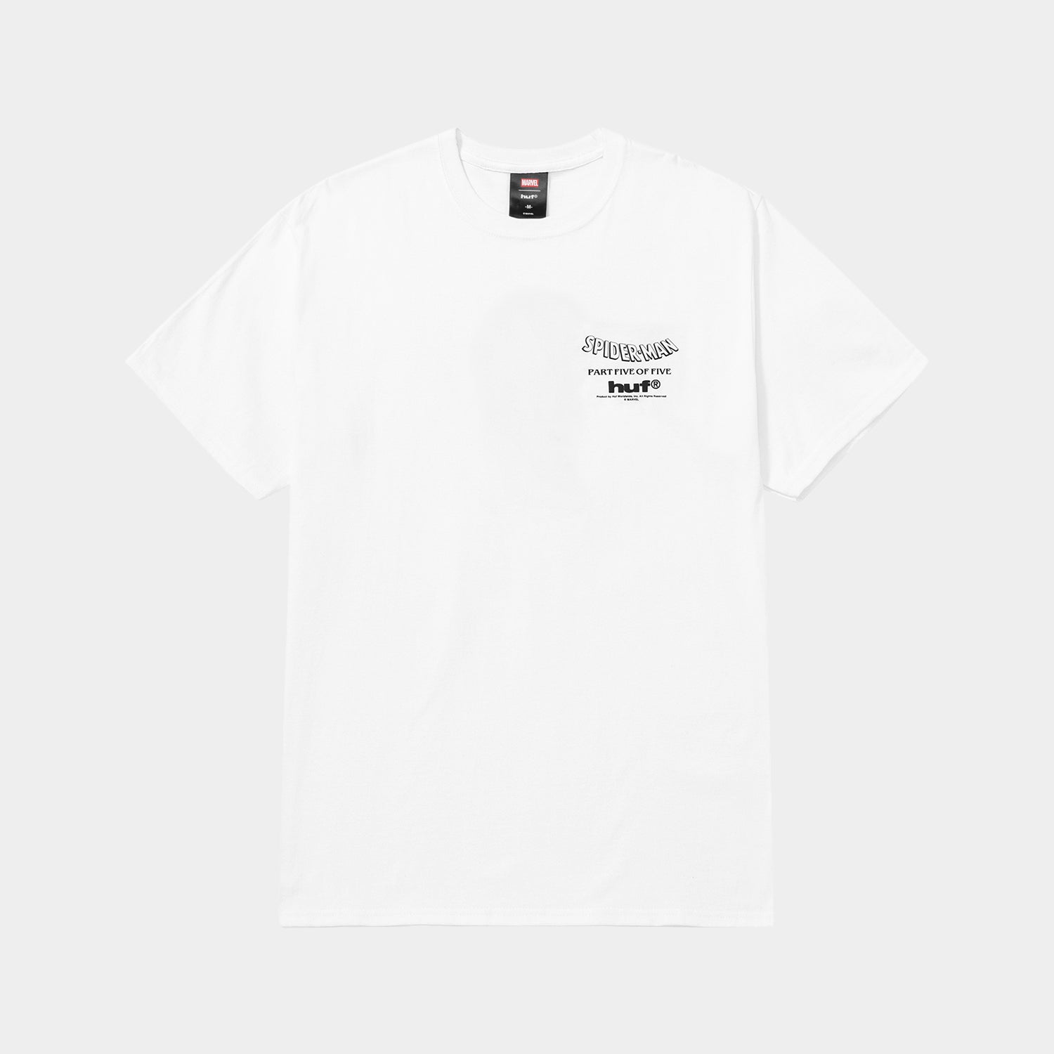 HUF (ハフ) Worldwide JP /T-SHIRTS(Tシャツ)/ HUF X MARVEL SPIDER-MAN COLLECTOR TEE商品 / WHITE