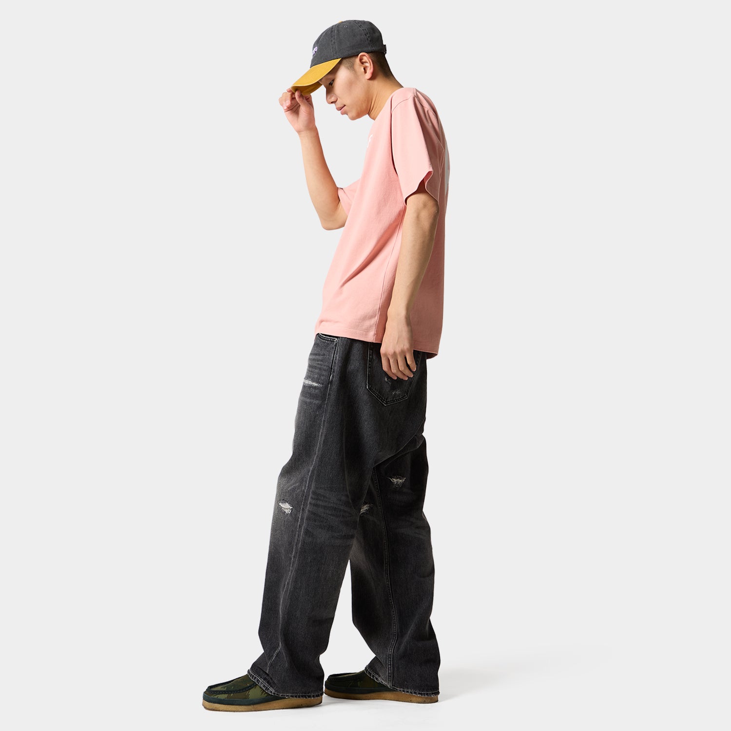 HUF (ハフ) Worldwide JP /T-SHIRTS(Tシャツ)/ CLASSIC H TEE商品 / LT ORANGE