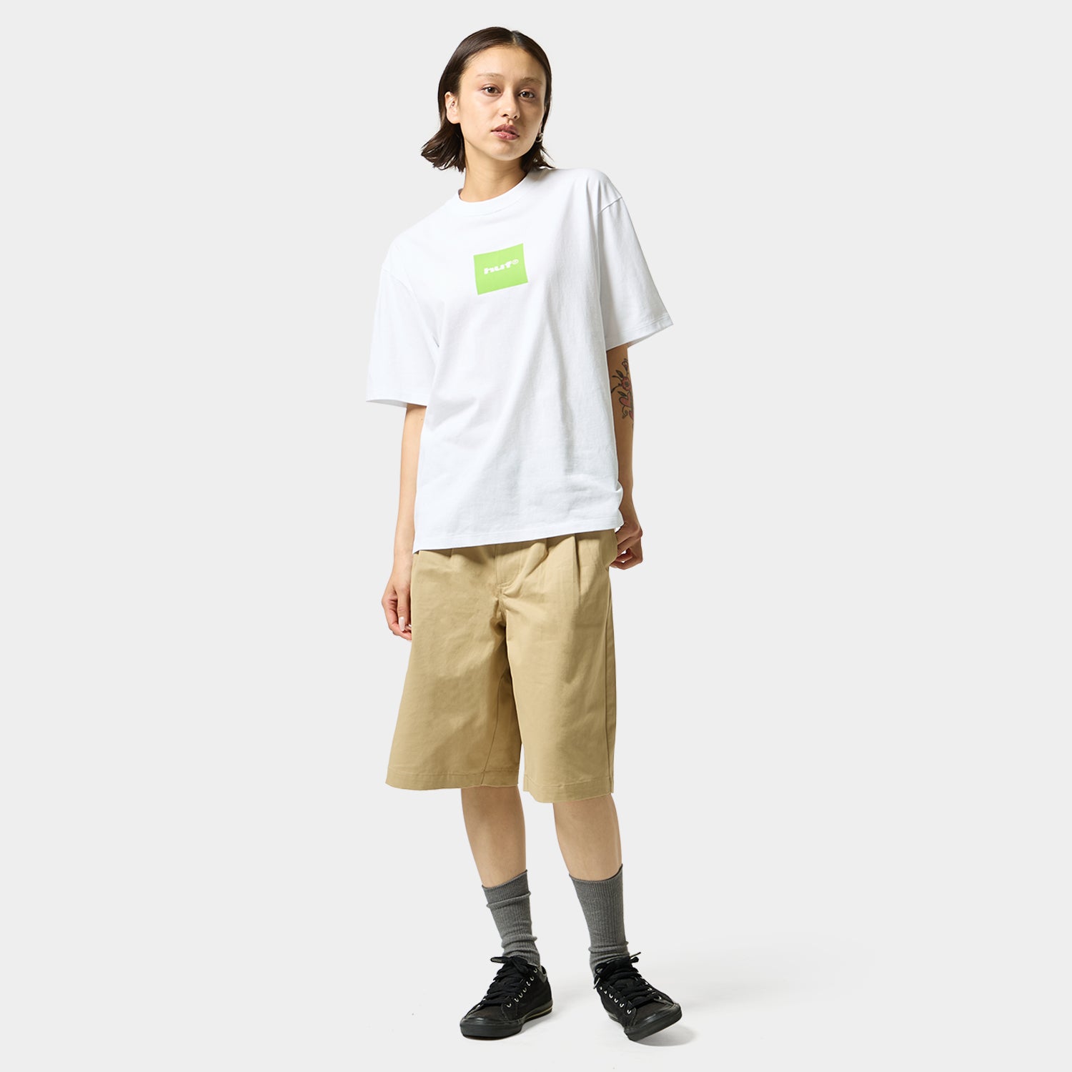 HUF (ハフ) Worldwide JP /T-SHIRTS(Tシャツ)/ 89 BOX LOGO TEE商品 / WHITE