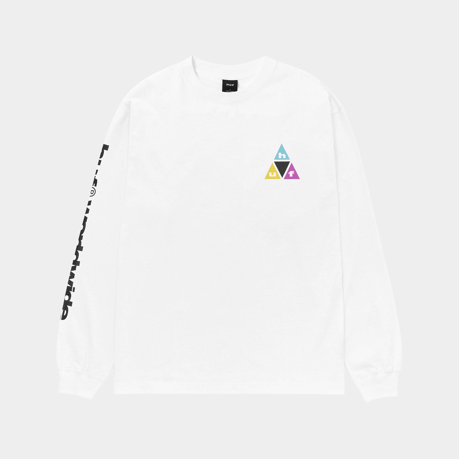 HUF (ハフ) Worldwide JP /T-SHIRTS(Tシャツ)/ PRISM TT LS TEE商品 / BLACK