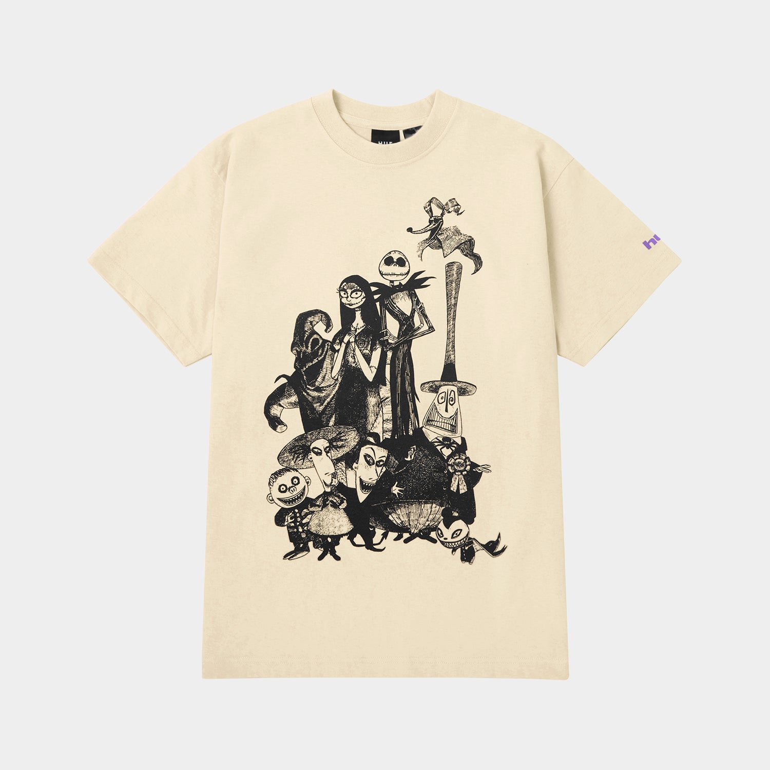 HUF (ハフ) Worldwide JP /T-SHIRTS(Tシャツ)/ HUF X NIGHTMARE BEFORE CHRISTMAS CAST TEE商品 / SAND