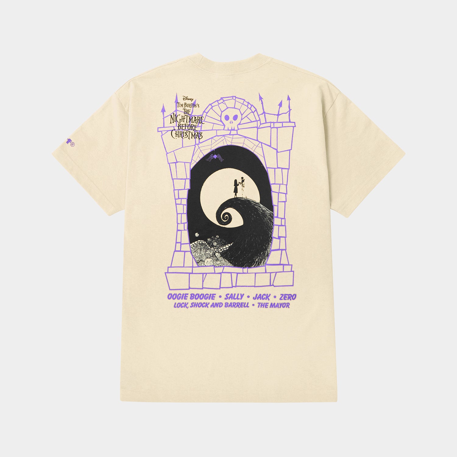 HUF (ハフ) Worldwide JP /T-SHIRTS(Tシャツ)/ HUF X NIGHTMARE BEFORE CHRISTMAS CAST TEE商品 / SAND
