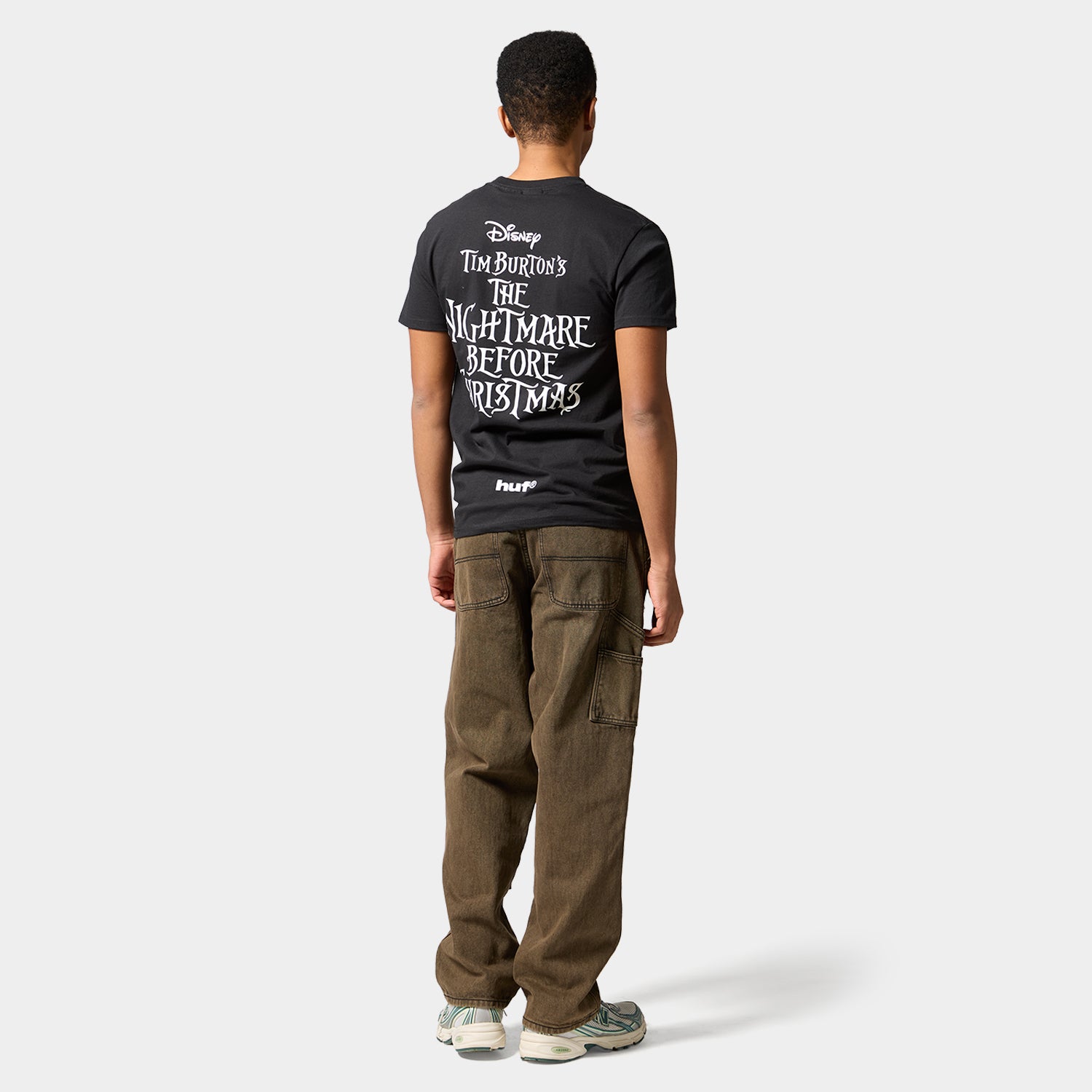 HUF (ハフ) Worldwide JP /T-SHIRTS(Tシャツ)/ HUF X NIGHTMARE BEFORE CHRISTMAS SPIRAL HILL TEE商品 / BLACK