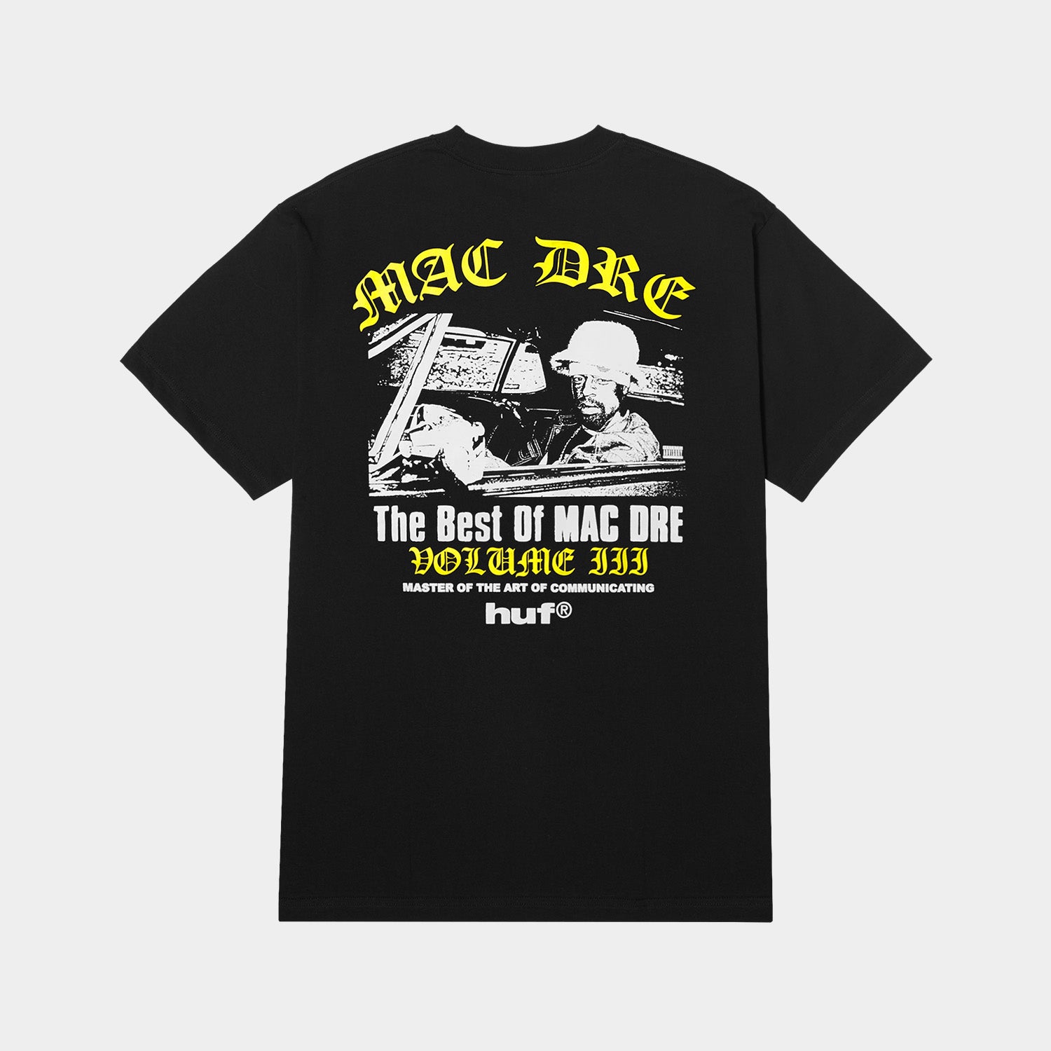 HUF (ハフ) Worldwide JP /T-SHIRTS(Tシャツ)/ HUF X MAC DRE BEST OF TEE商品 / BLACK
