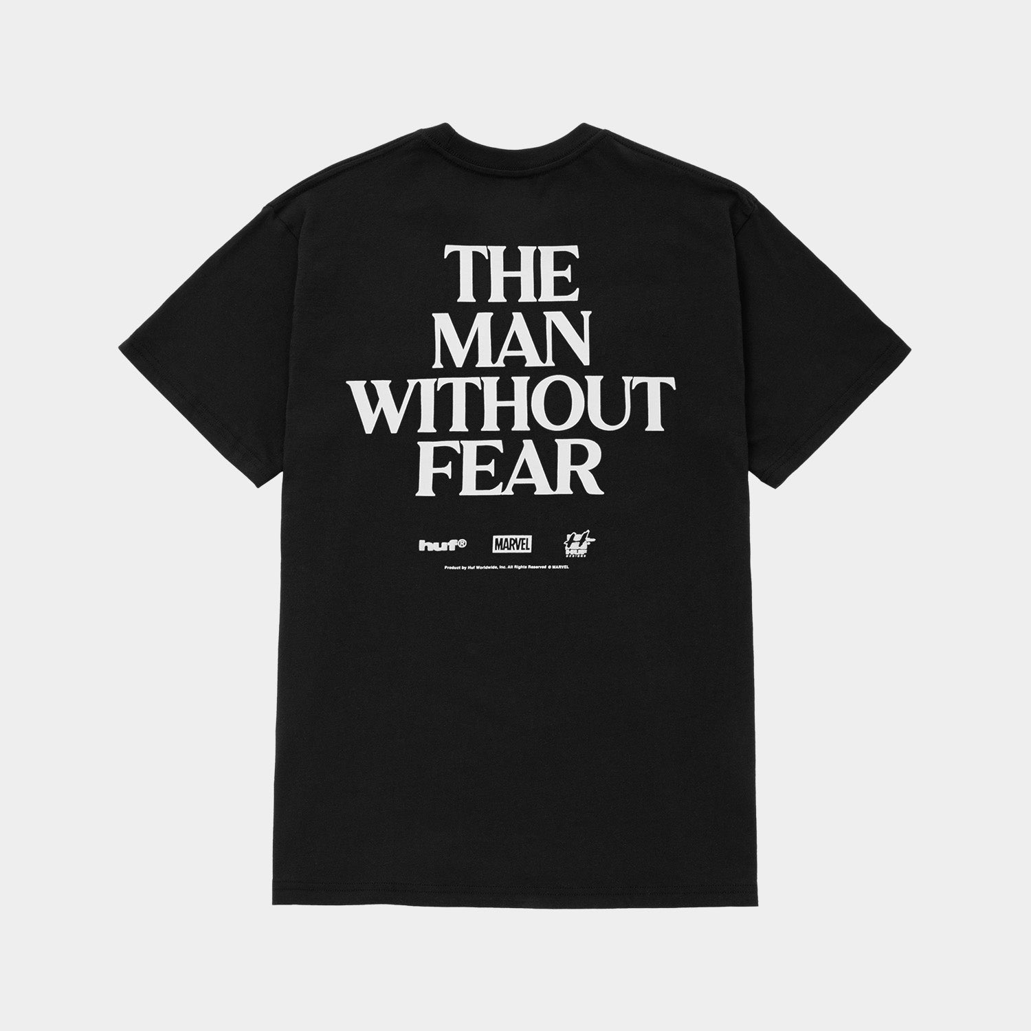 HUF (ハフ) Worldwide JP /T-SHIRTS(Tシャツ)/ HUF X MARVEL WITHOUT FEAR TEE商品 / BLACK