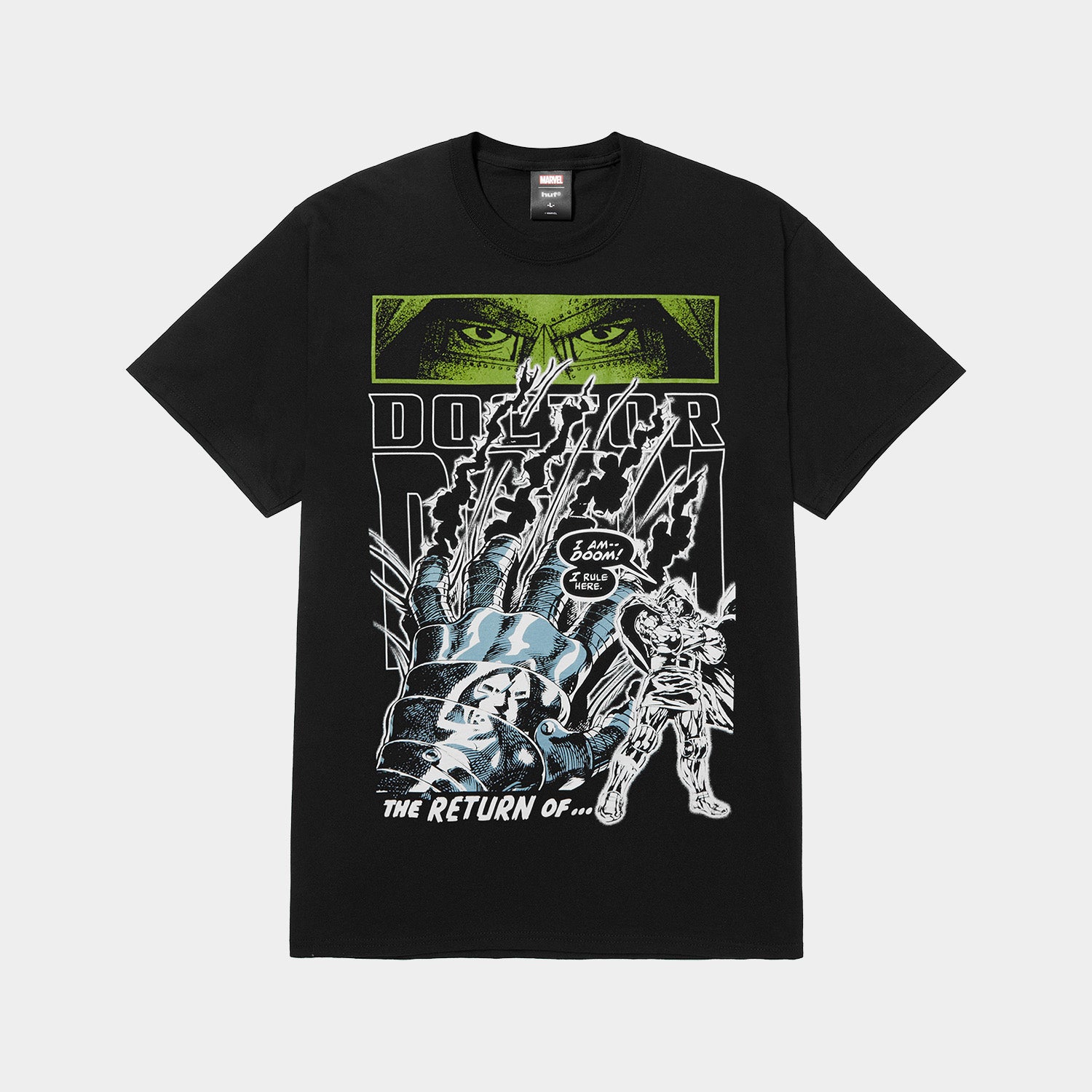 HUF (ハフ) Worldwide JP /T-SHIRTS(Tシャツ)/ HUF X MARVEL DOOM LIVES TEE商品 / BLACK