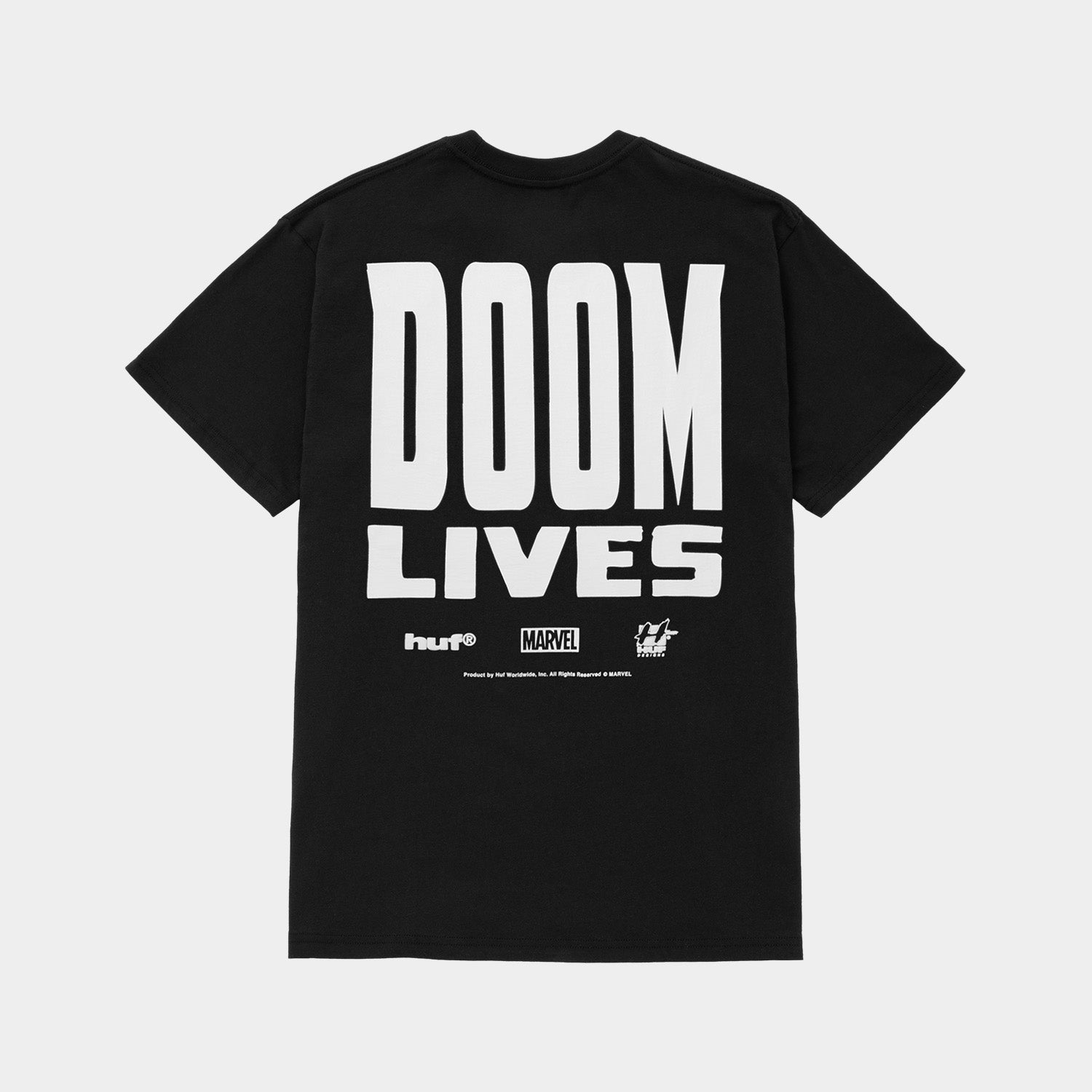 HUF (ハフ) Worldwide JP /T-SHIRTS(Tシャツ)/ HUF X MARVEL DOOM LIVES TEE商品 / BLACK