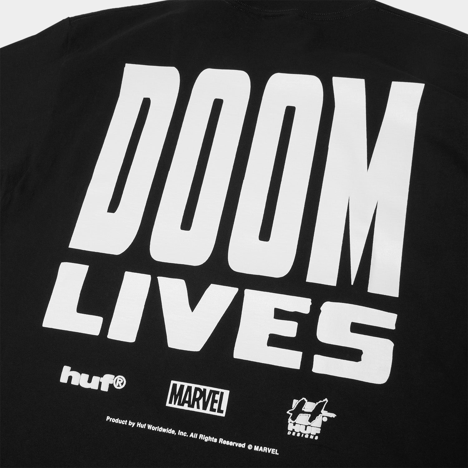 HUF (ハフ) Worldwide JP /T-SHIRTS(Tシャツ)/ HUF X MARVEL DOOM LIVES TEE商品 / BLACK