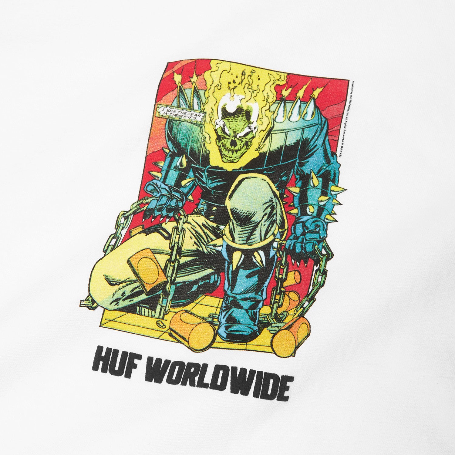 HUF (ハフ) Worldwide JP /T-SHIRTS(Tシャツ)/ HUF X MARVEL TERROR TEE商品 / WHITE