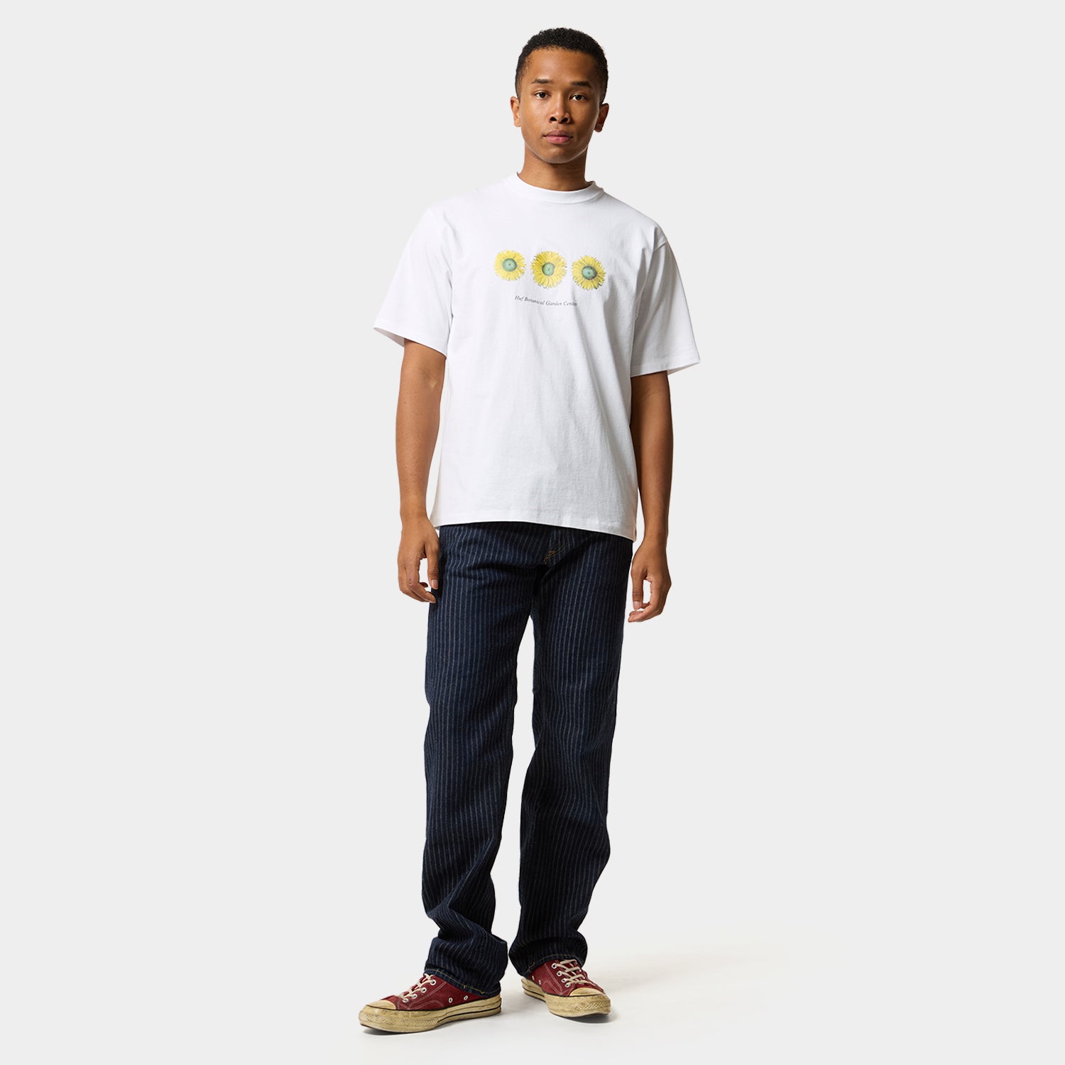 HUF (ハフ) Worldwide JP /T-SHIRTS(Tシャツ)/ SUNFLOWER TEE商品 / WHITE