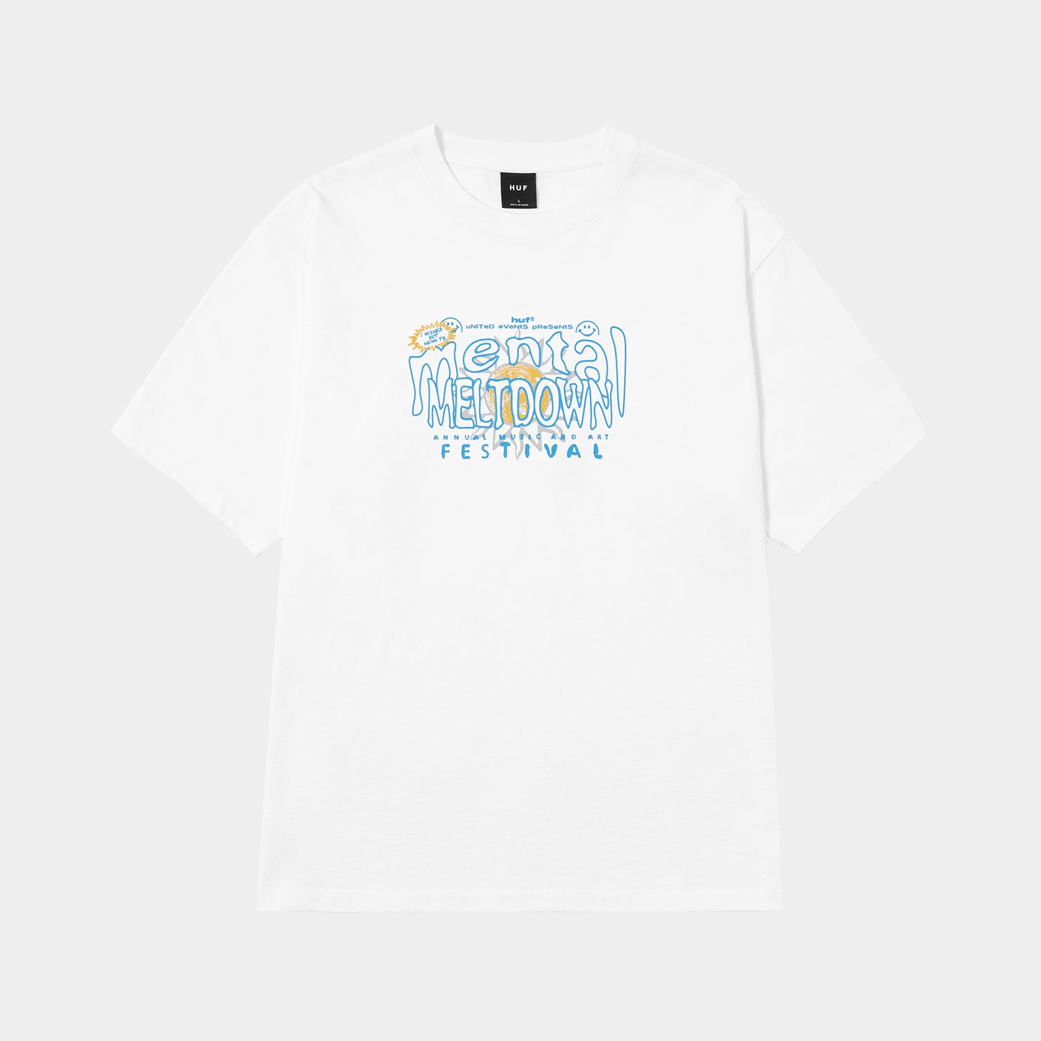 HUF (ハフ) Worldwide JP /T-SHIRTS(Tシャツ)/ MENTAL MELTDOWN TEE商品 / BLACK