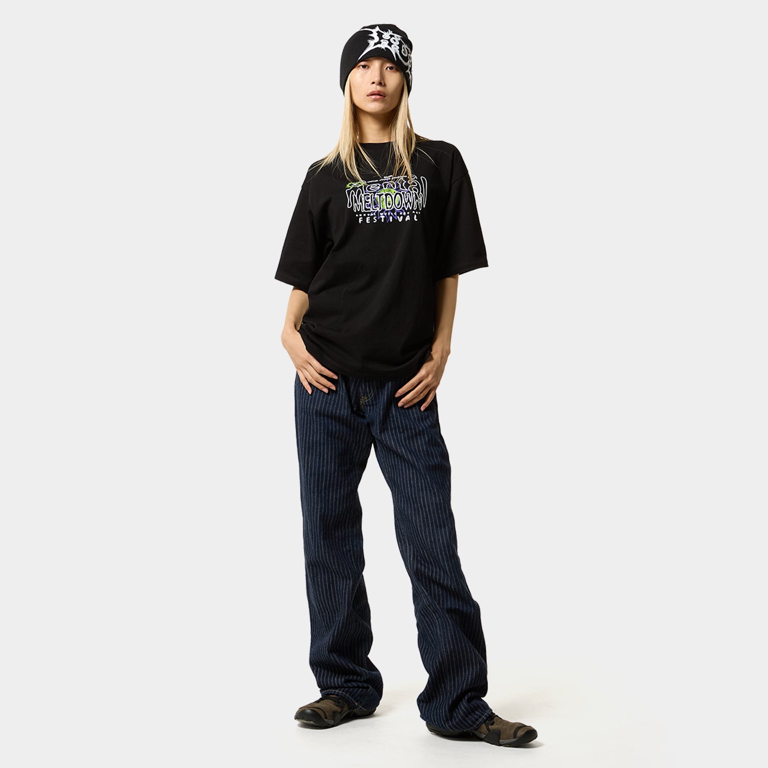 HUF (ハフ) Worldwide JP /T-SHIRTS(Tシャツ)/ MENTAL MELTDOWN TEE商品 / BLACK