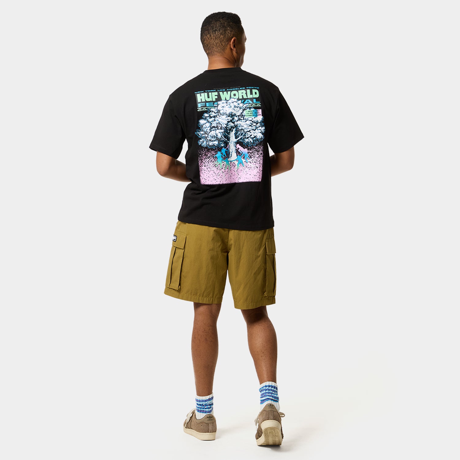 HUF (ハフ) Worldwide JP /T-SHIRTS(Tシャツ)/ WORLD FESTIVAL TEE商品 / WHITE