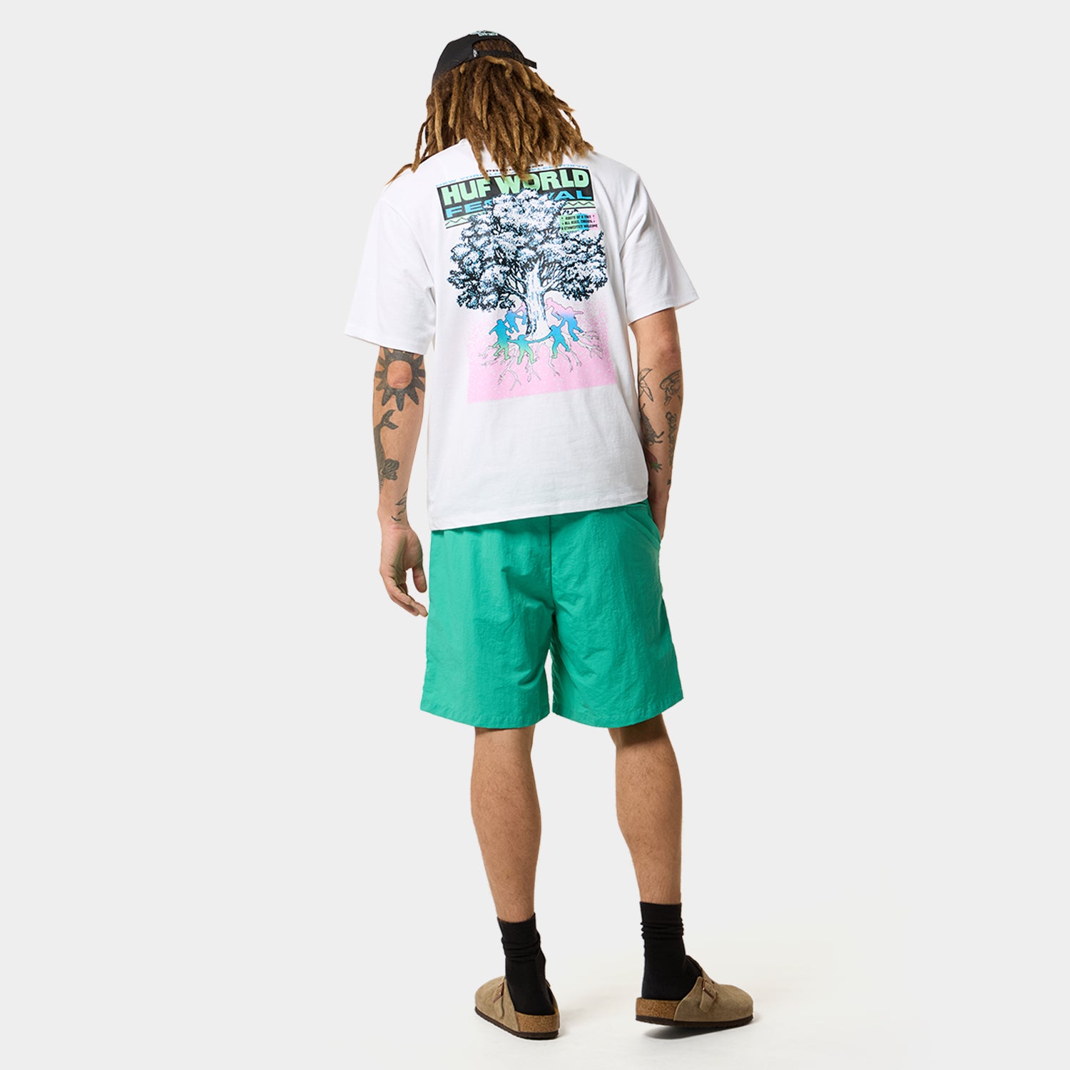 HUF (ハフ) Worldwide JP /T-SHIRTS(Tシャツ)/ WORLD FESTIVAL TEE商品 / WHITE