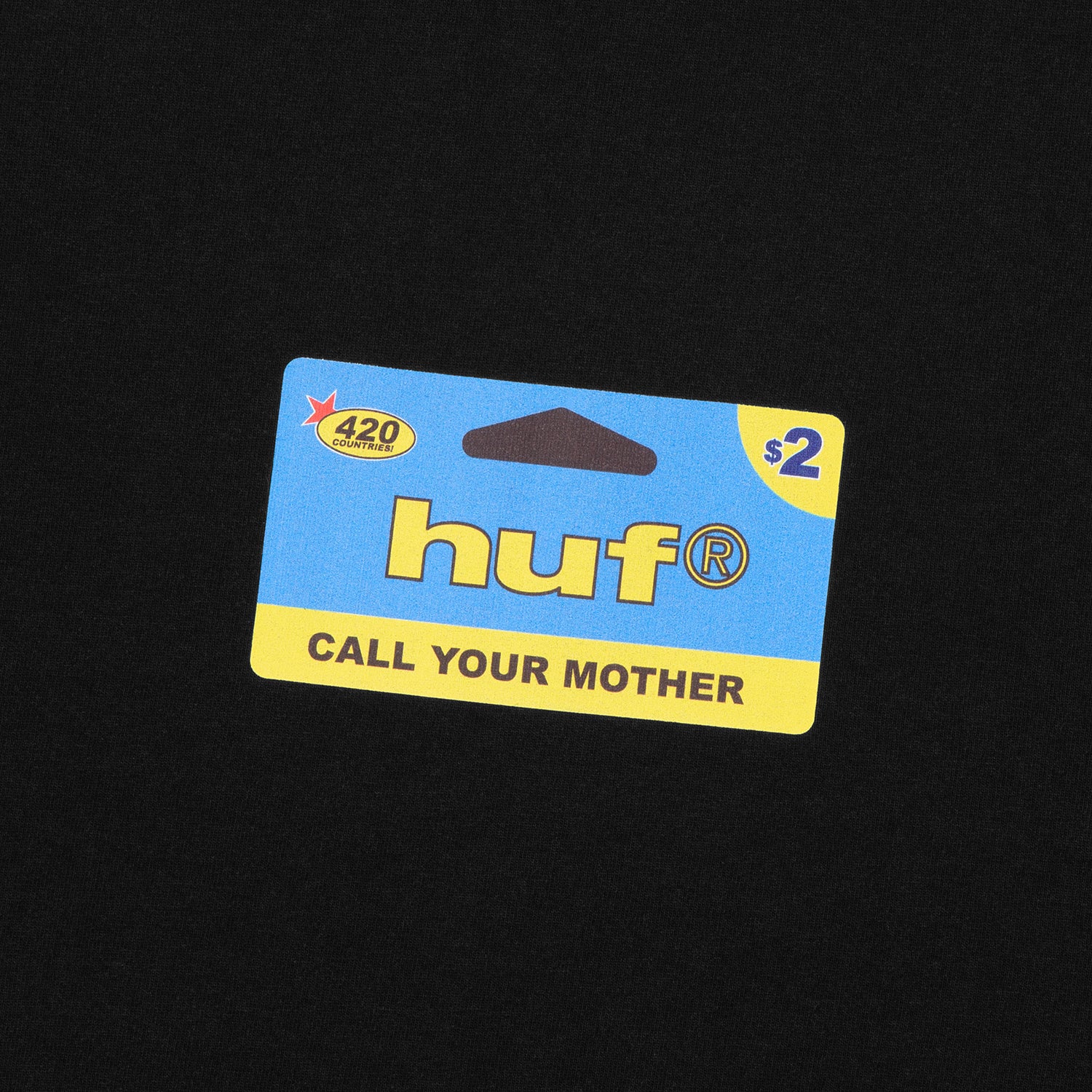 HUF (ハフ) Worldwide JP /T-SHIRTS(Tシャツ)/ CALLING CARDS TEE商品 / BLACK
