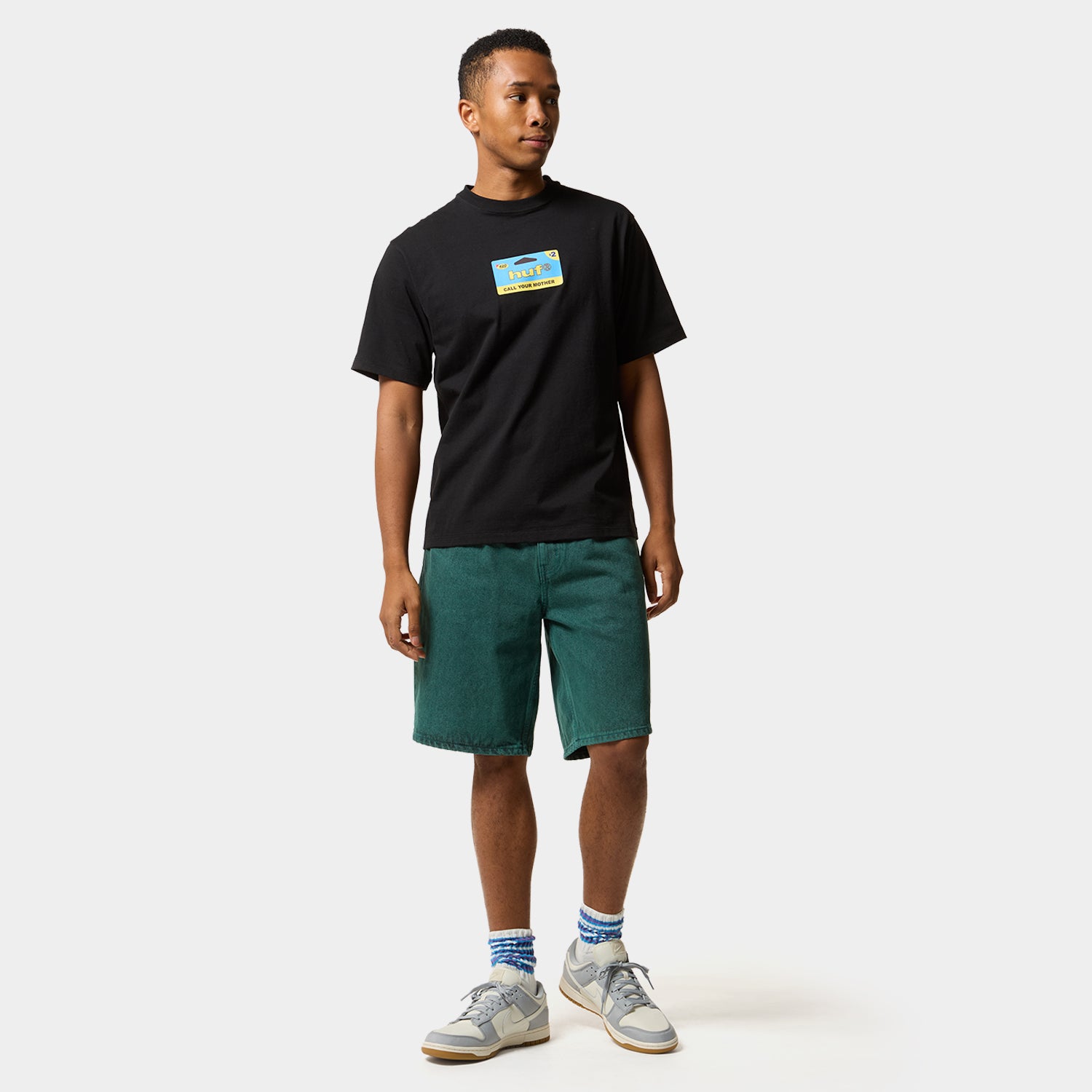 HUF (ハフ) Worldwide JP /T-SHIRTS(Tシャツ)/ CALLING CARDS TEE商品 / BLACK