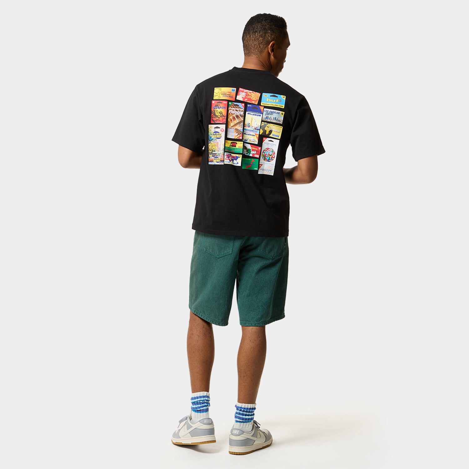 HUF (ハフ) Worldwide JP /T-SHIRTS(Tシャツ)/ CALLING CARDS TEE商品 / BLACK