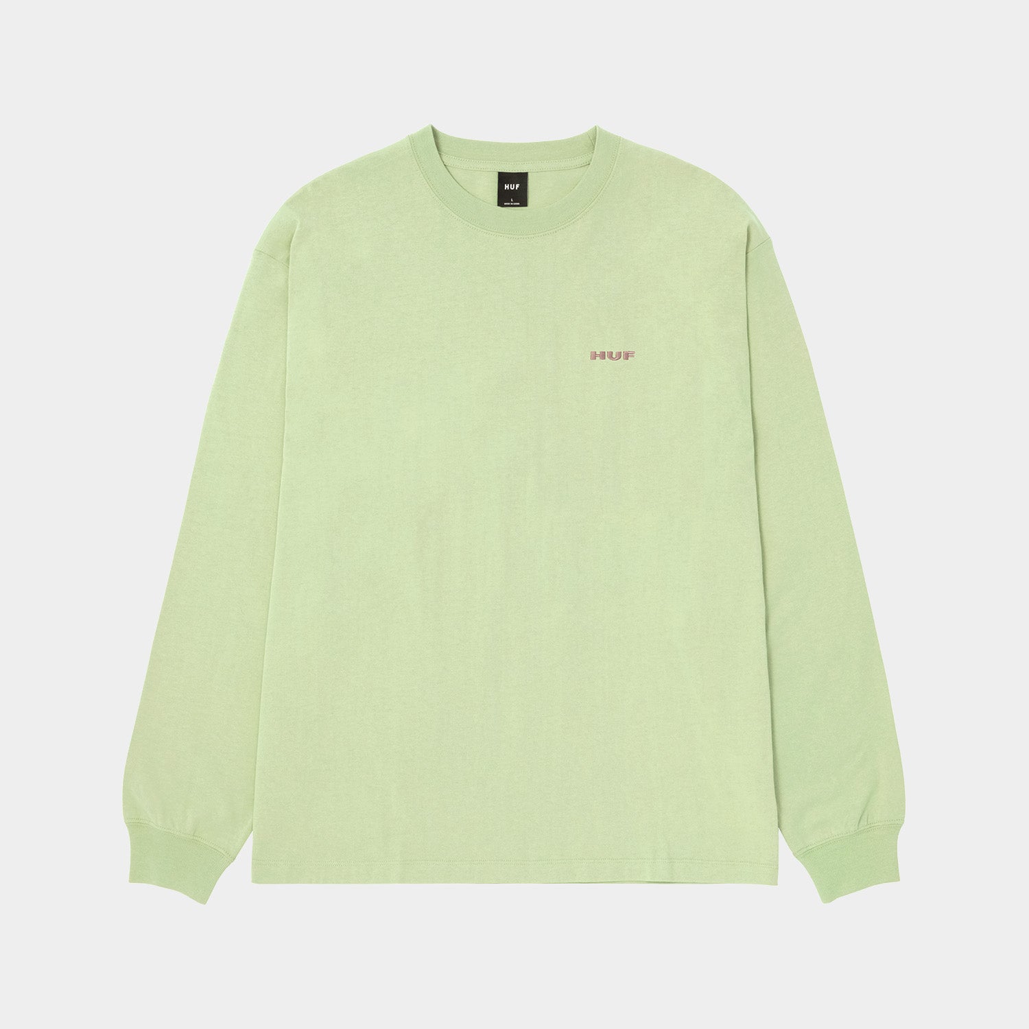 HUF (ハフ) Worldwide JP /T-SHIRTS(Tシャツ)/ MANHOLE LS TEE商品 / WHITE/GREEN