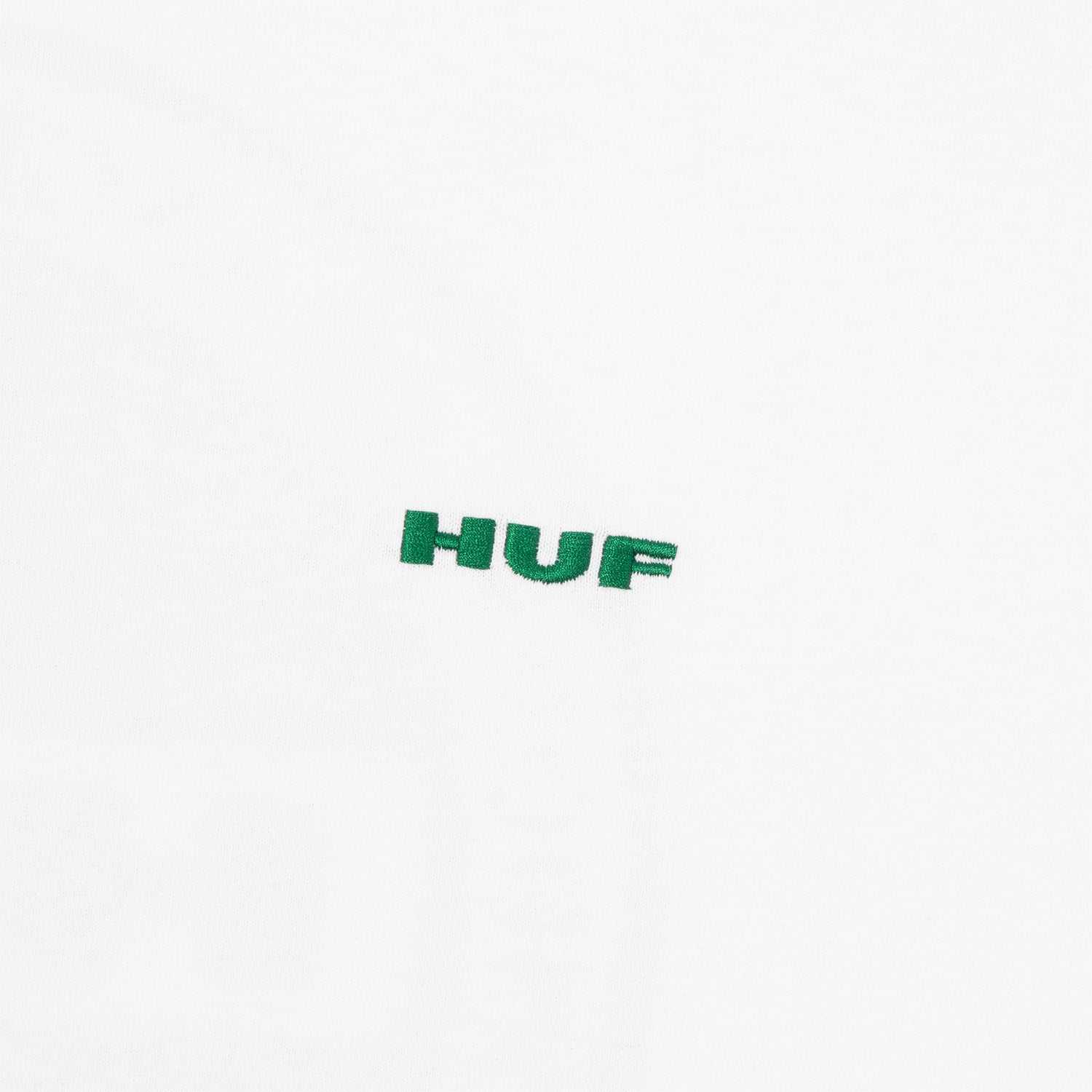 HUF (ハフ) Worldwide JP /T-SHIRTS(Tシャツ)/ MANHOLE LS TEE商品 / WHITE/GREEN