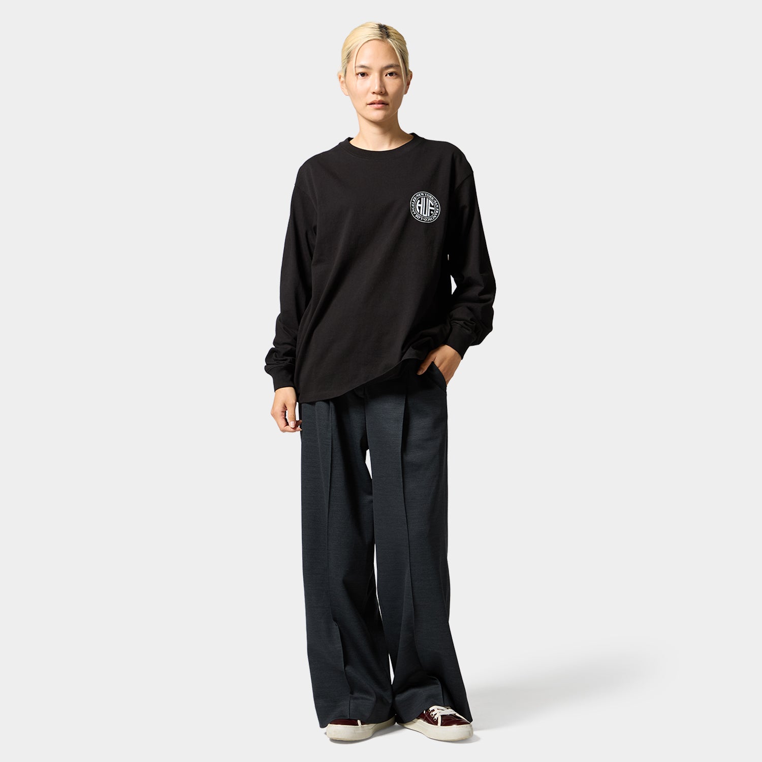 HUF (ハフ) Worldwide JP /T-SHIRTS(Tシャツ)/ REGIONAL LS TEE商品 / CARAMEL