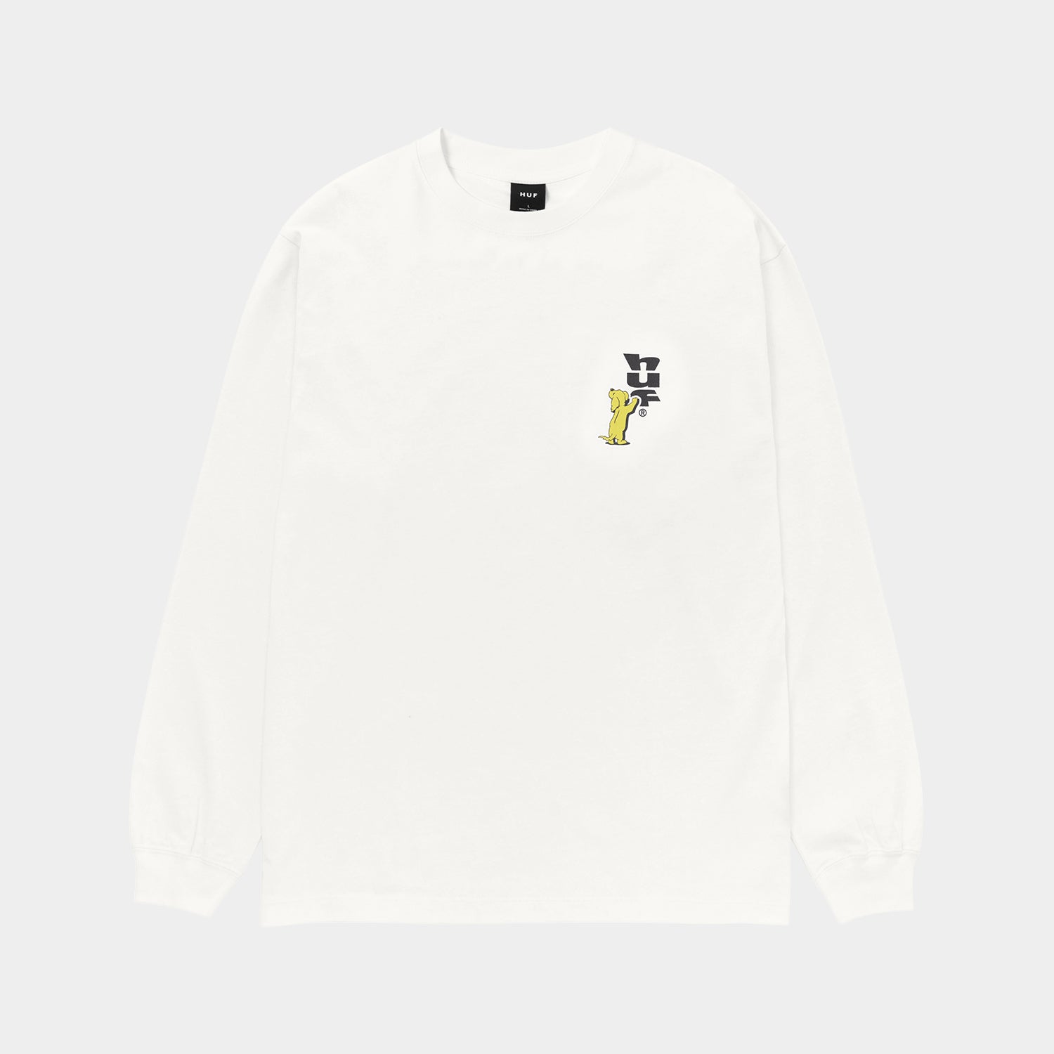 HUF (ハフ) Worldwide JP /T-SHIRTS(Tシャツ)/ STICKER LS TEE商品 / BLACK