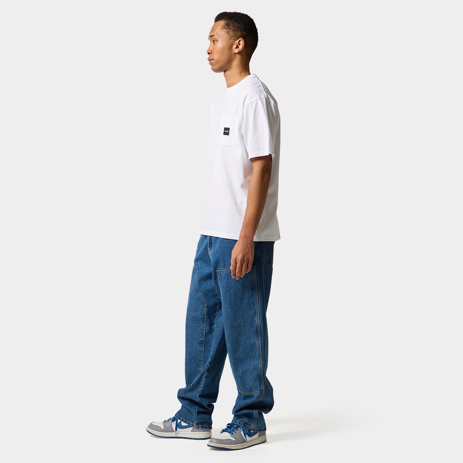 HUF (ハフ) Worldwide JP /T-SHIRTS(Tシャツ)/ BOX LOGO POCKET TEE商品 / PINK