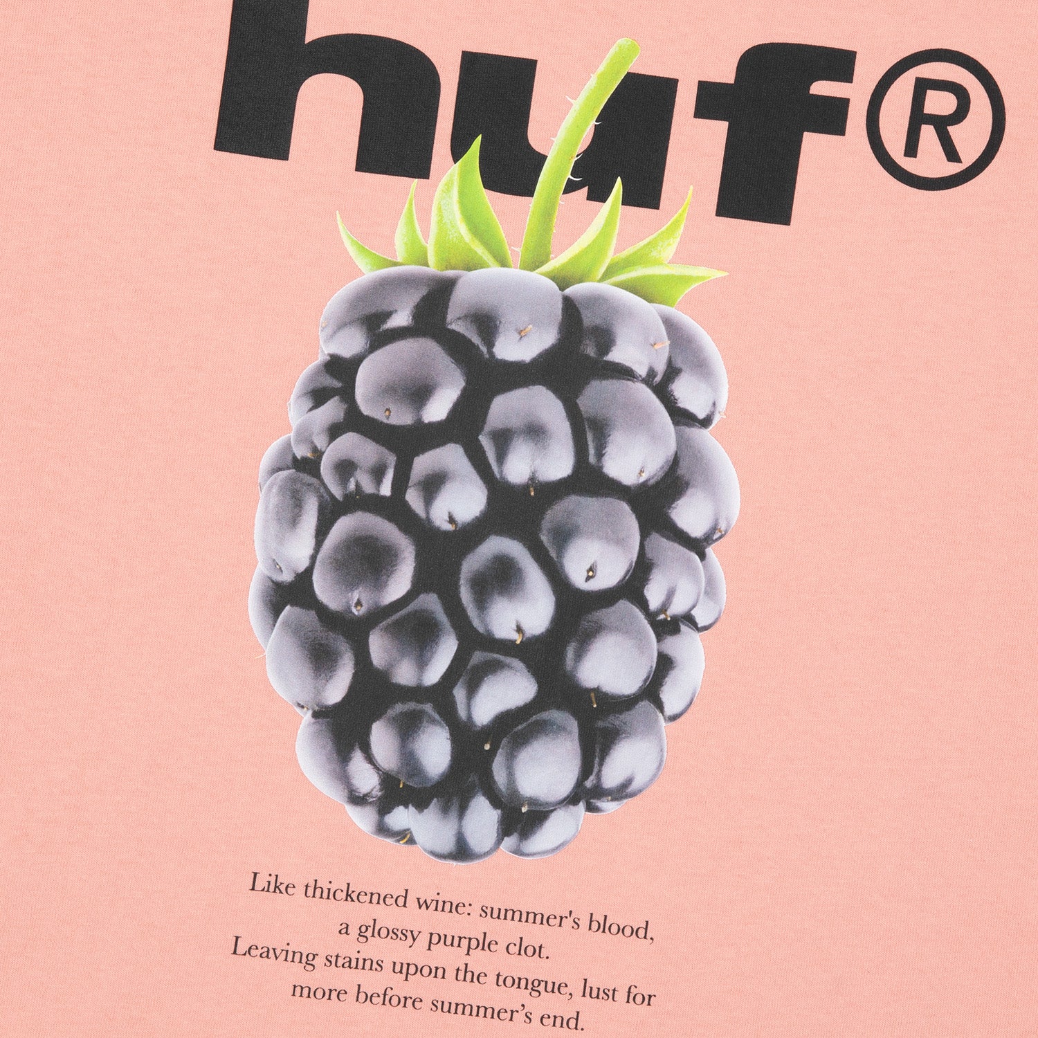 HUF (ハフ) Worldwide JP /T-SHIRTS(Tシャツ)/ BLACK BERRY TEE商品 / ASH GREY