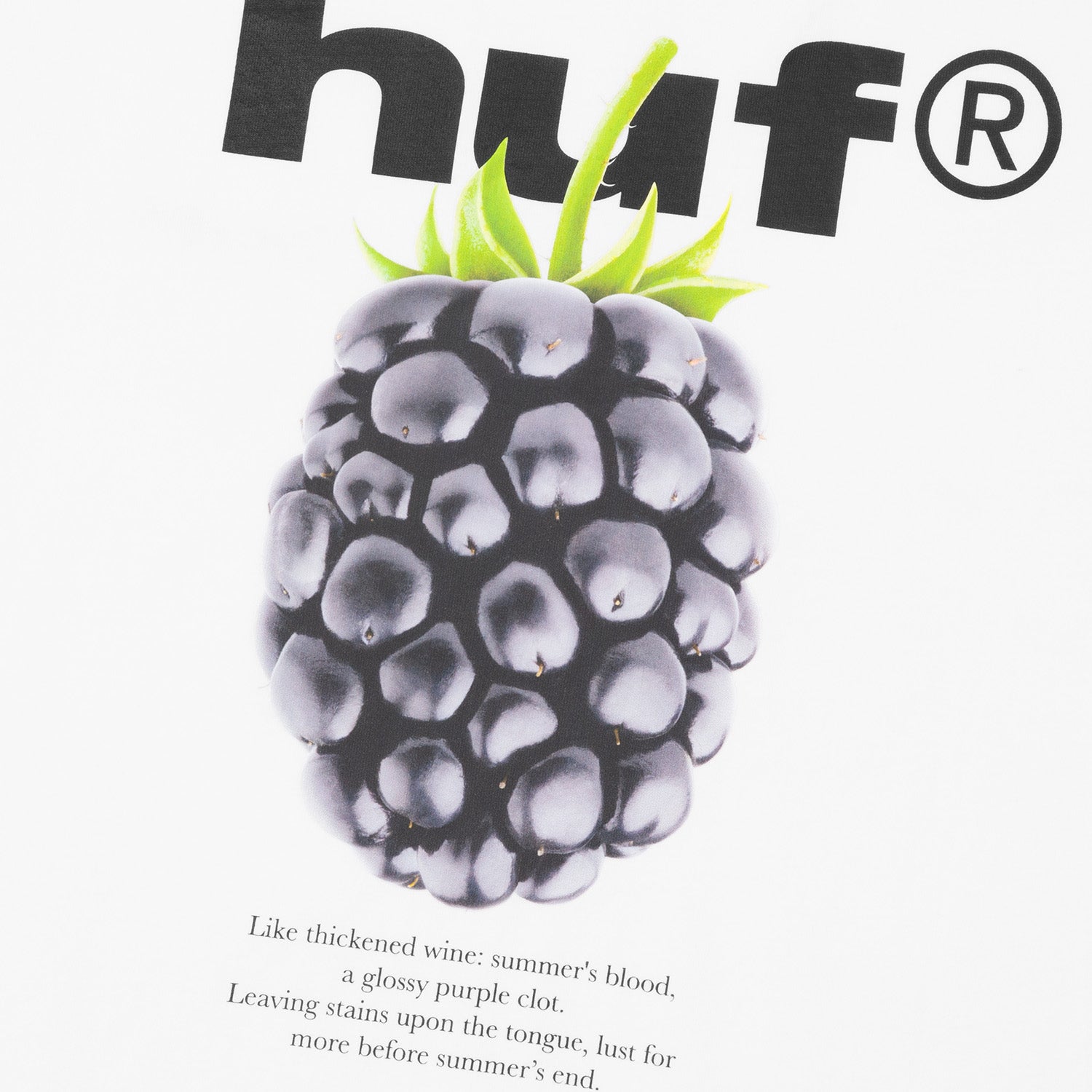 HUF (ハフ) Worldwide JP /T-SHIRTS(Tシャツ)/ BLACK BERRY TEE商品 / ASH GREY