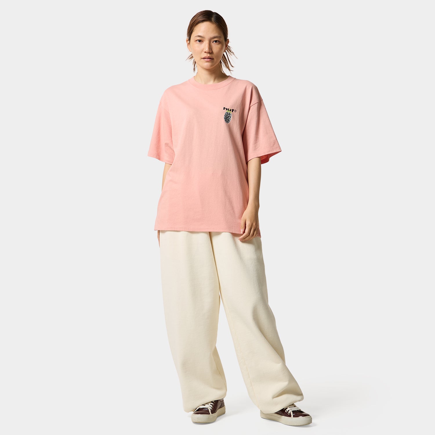 HUF (ハフ) Worldwide JP /T-SHIRTS(Tシャツ)/ BLACK BERRY TEE商品 / ASH GREY