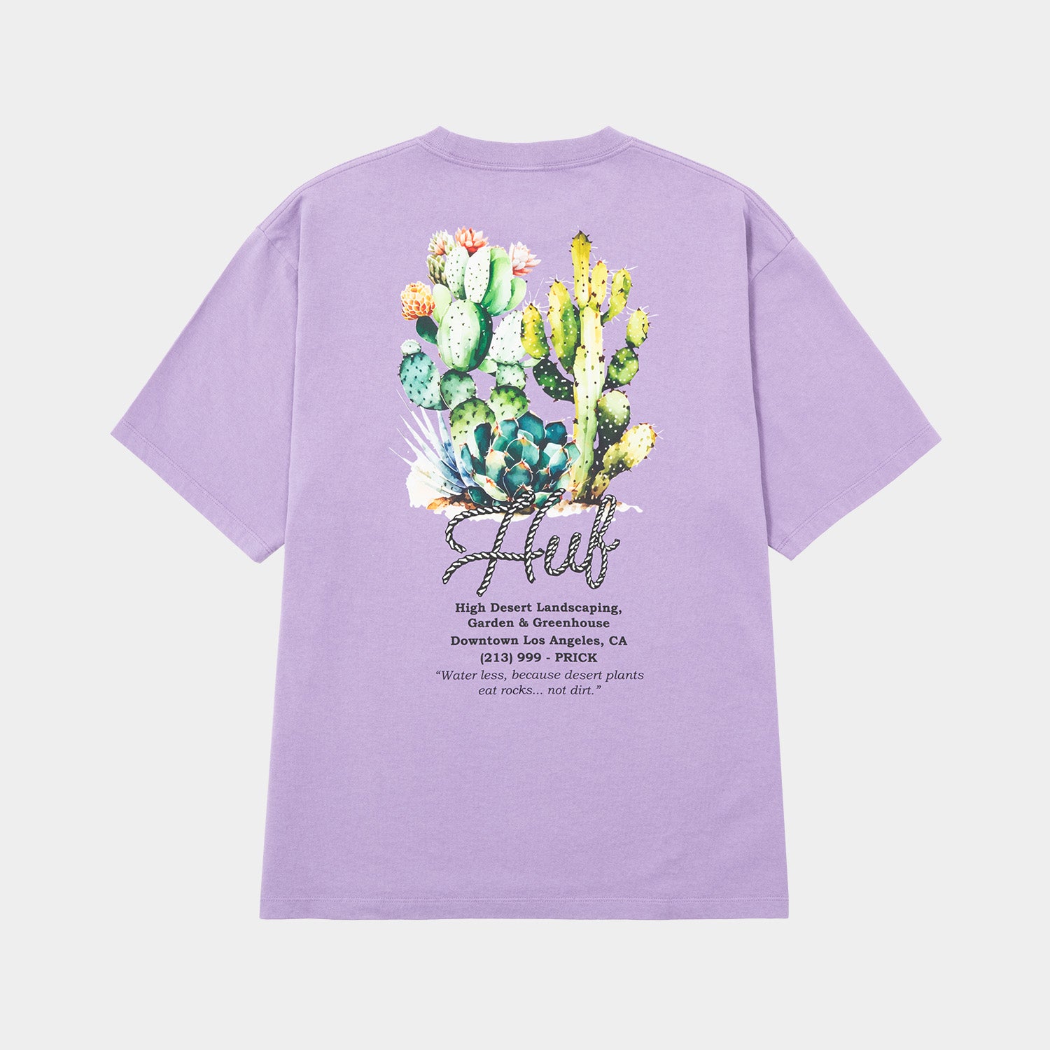 HUF (ハフ) Worldwide JP /T-SHIRTS(Tシャツ)/ EAST ROCKS TEE商品 / LT PURPLE
