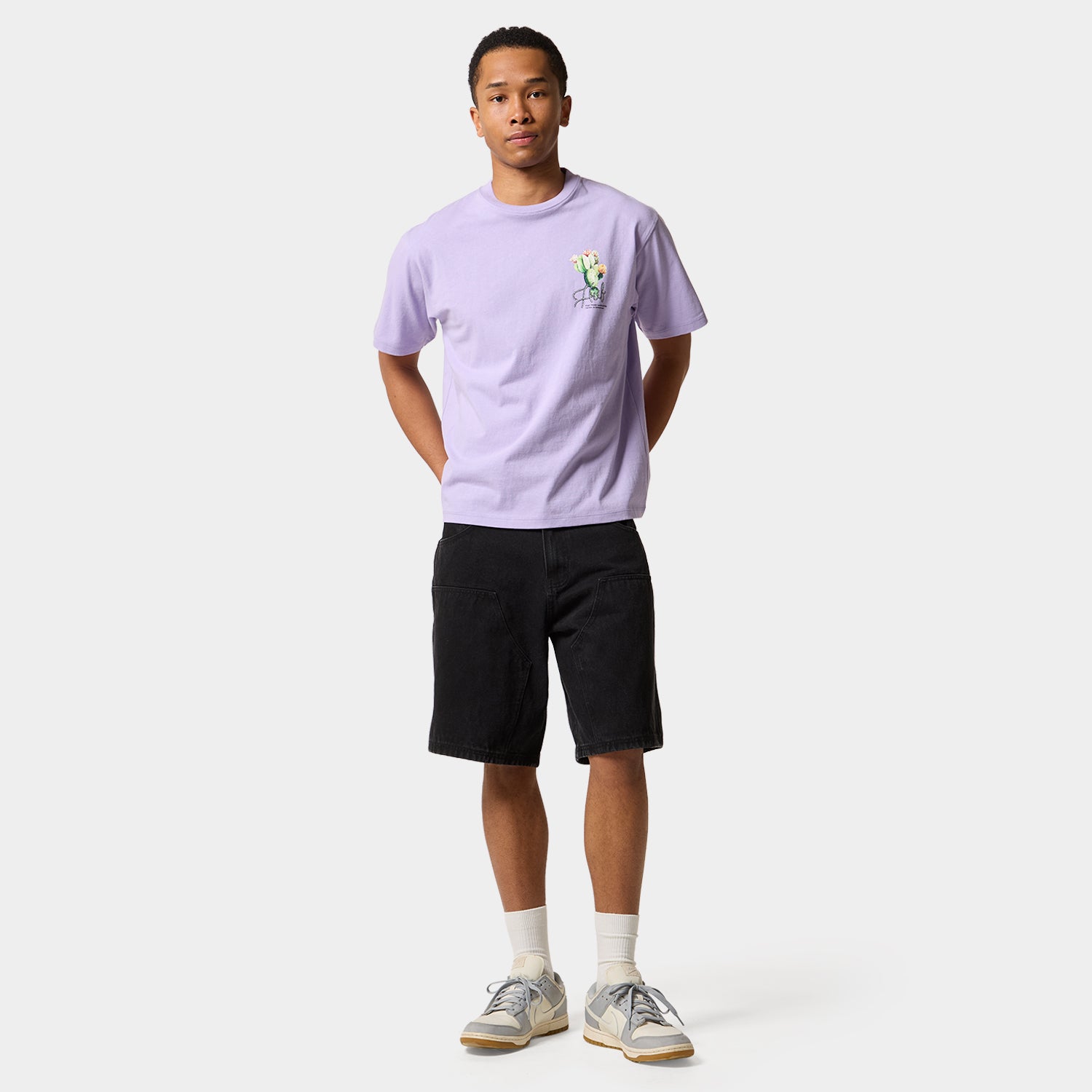 HUF (ハフ) Worldwide JP /T-SHIRTS(Tシャツ)/ EAST ROCKS TEE商品 / LT PURPLE