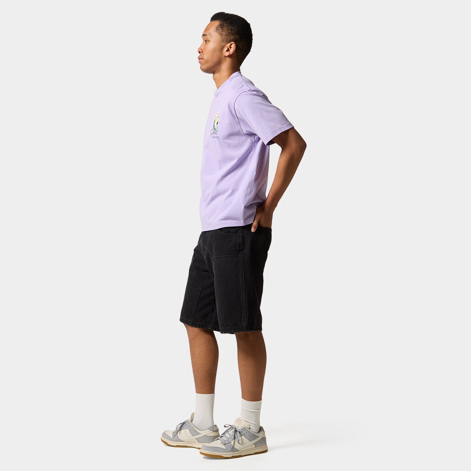 HUF (ハフ) Worldwide JP /T-SHIRTS(Tシャツ)/ EAST ROCKS TEE商品 / LT PURPLE