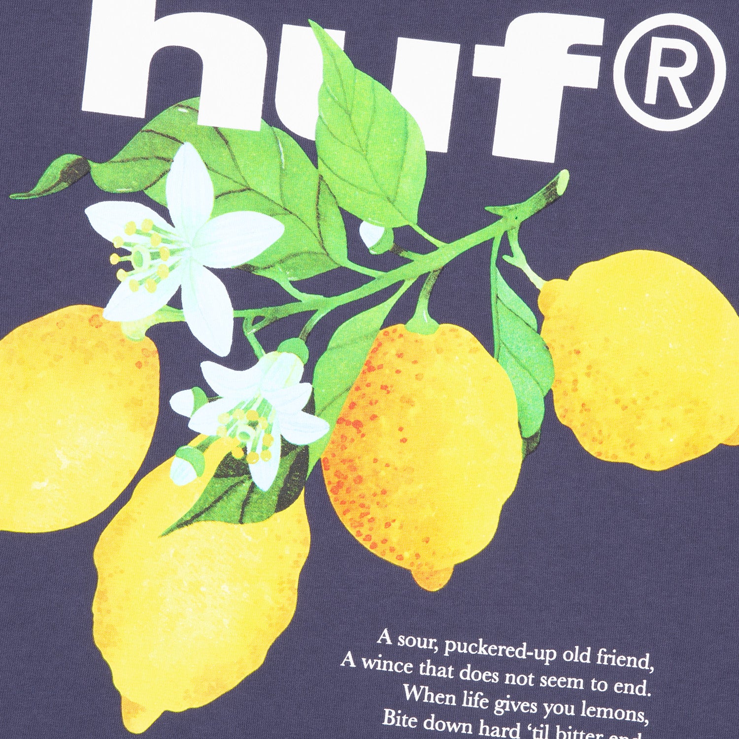 HUF (ハフ) Worldwide JP /T-SHIRTS(Tシャツ)/ SOUR LEMON LS TEE商品 / BLACK