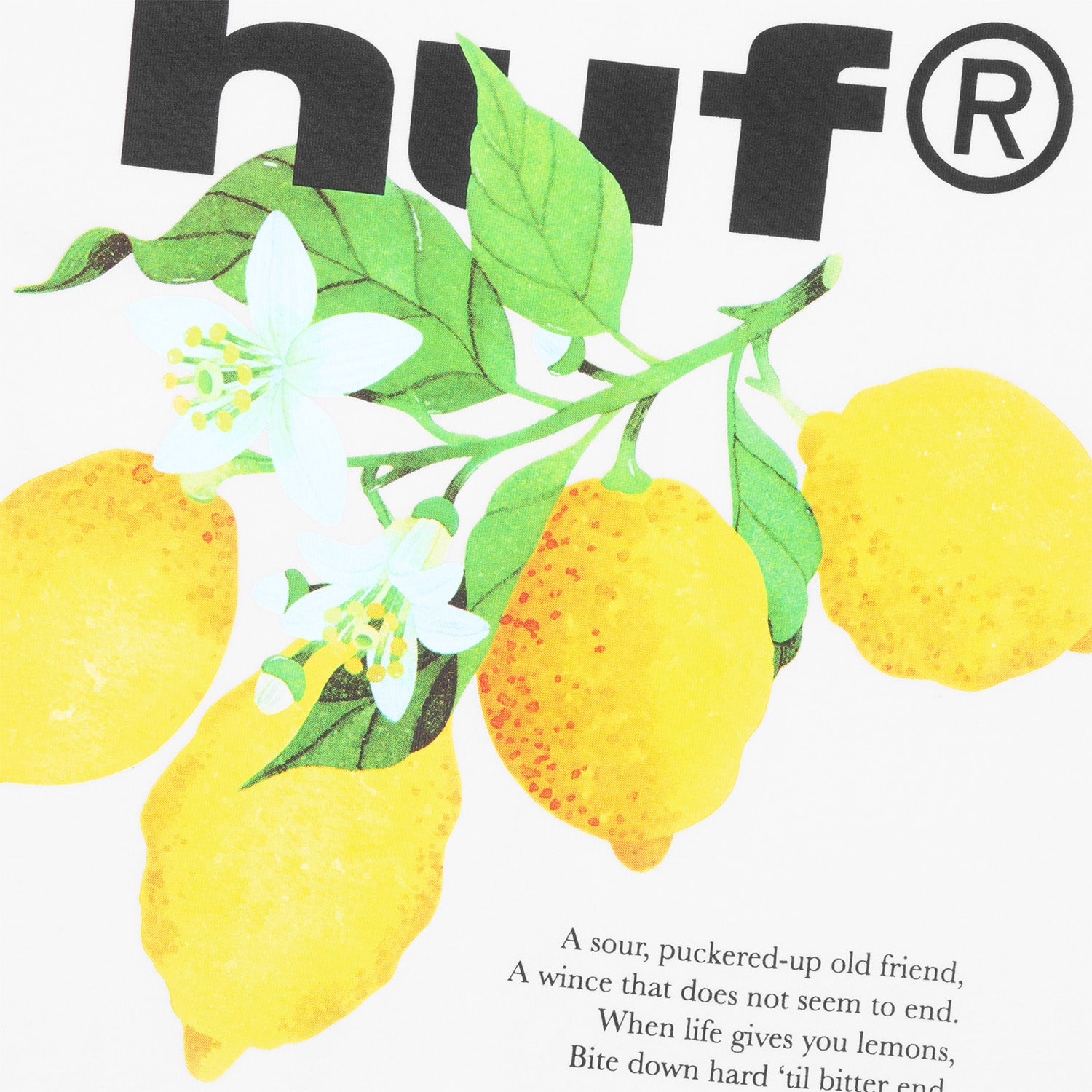 HUF (ハフ) Worldwide JP /T-SHIRTS(Tシャツ)/ SOUR LEMON LS TEE商品 / BLACK