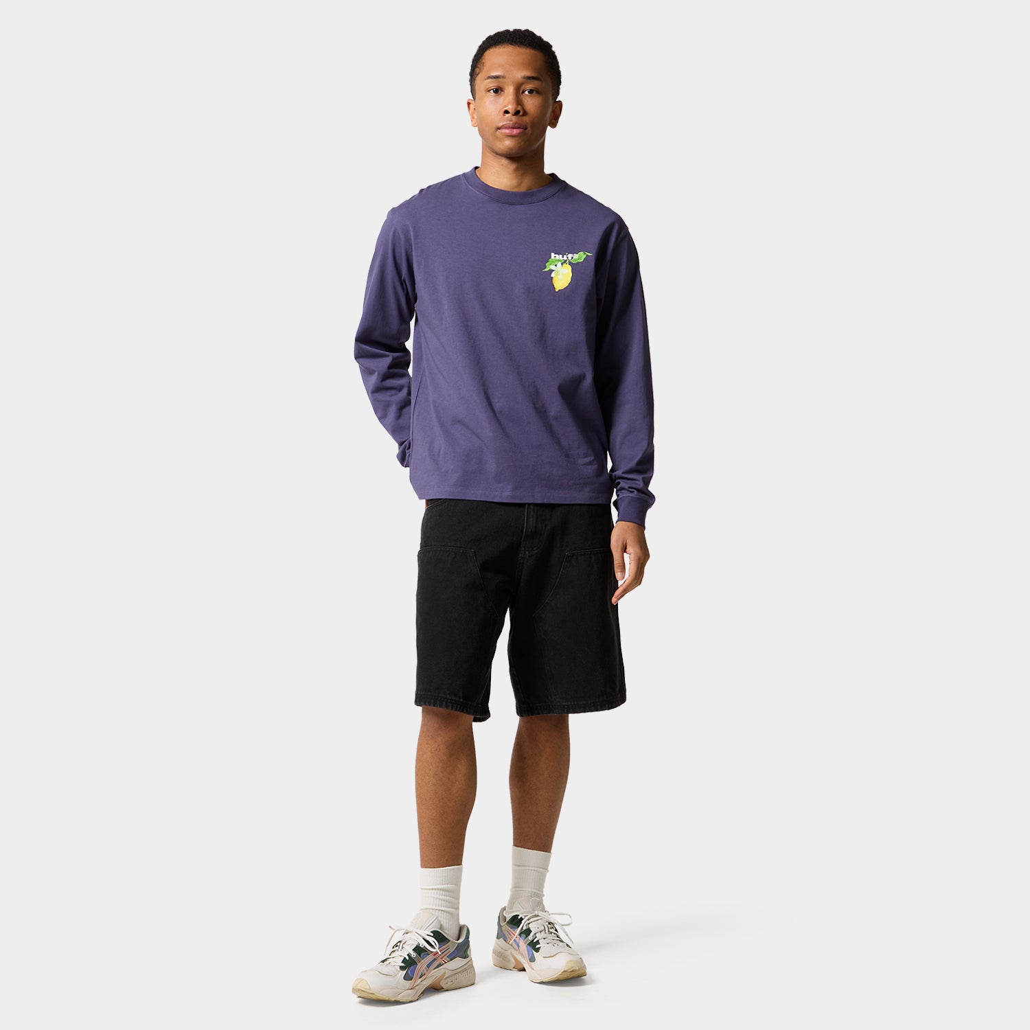HUF (ハフ) Worldwide JP /T-SHIRTS(Tシャツ)/ SOUR LEMON LS TEE商品 / BLACK