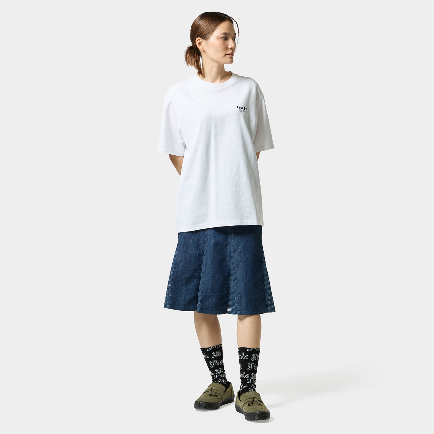 HUF (ハフ) Worldwide JP /T-SHIRTS(Tシャツ)/ BLOOM & GLOOM TEE商品 / WHITE