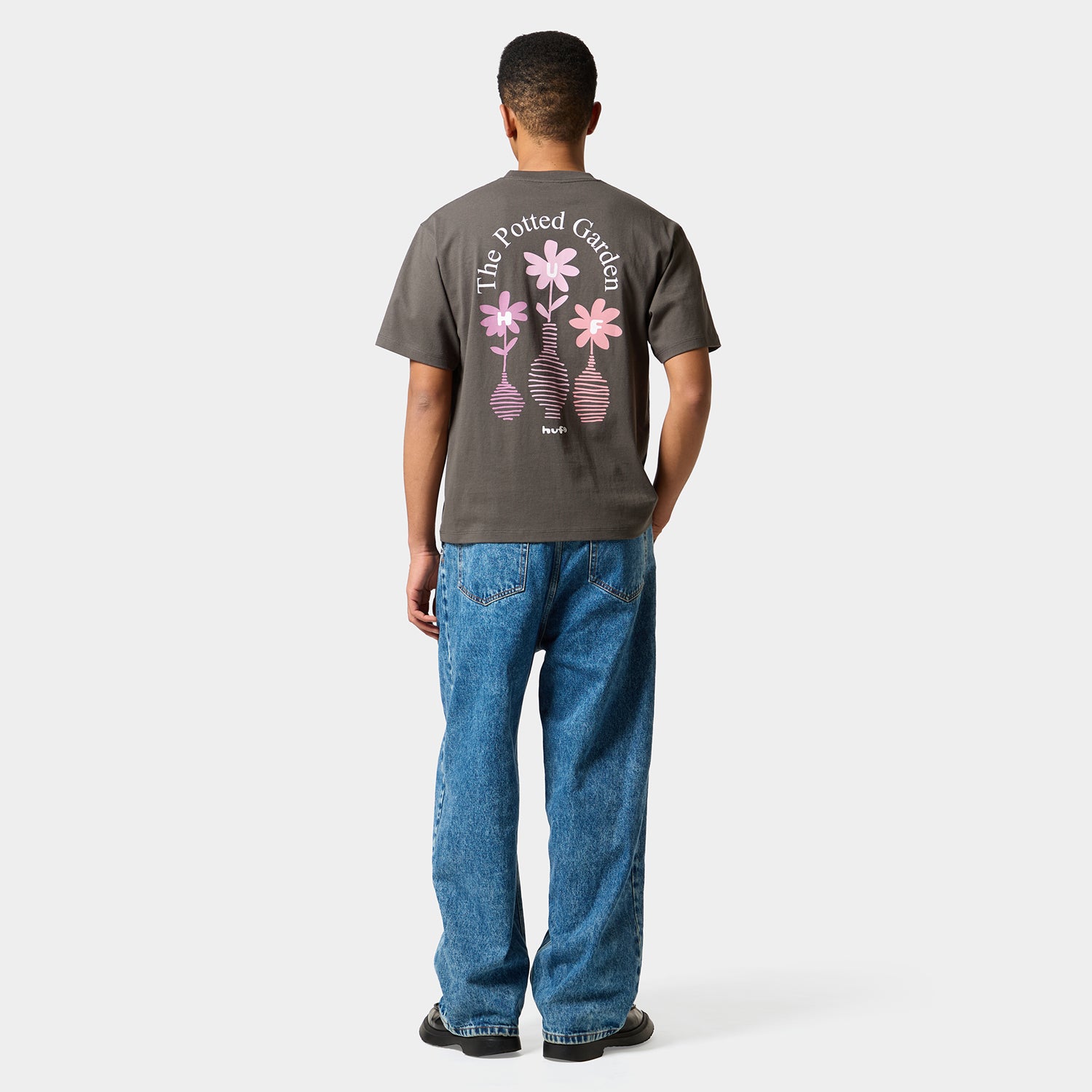 HUF (ハフ) Worldwide JP /T-SHIRTS(Tシャツ)/ THE POTTED GARDEN TEE商品 / CHARCOAL