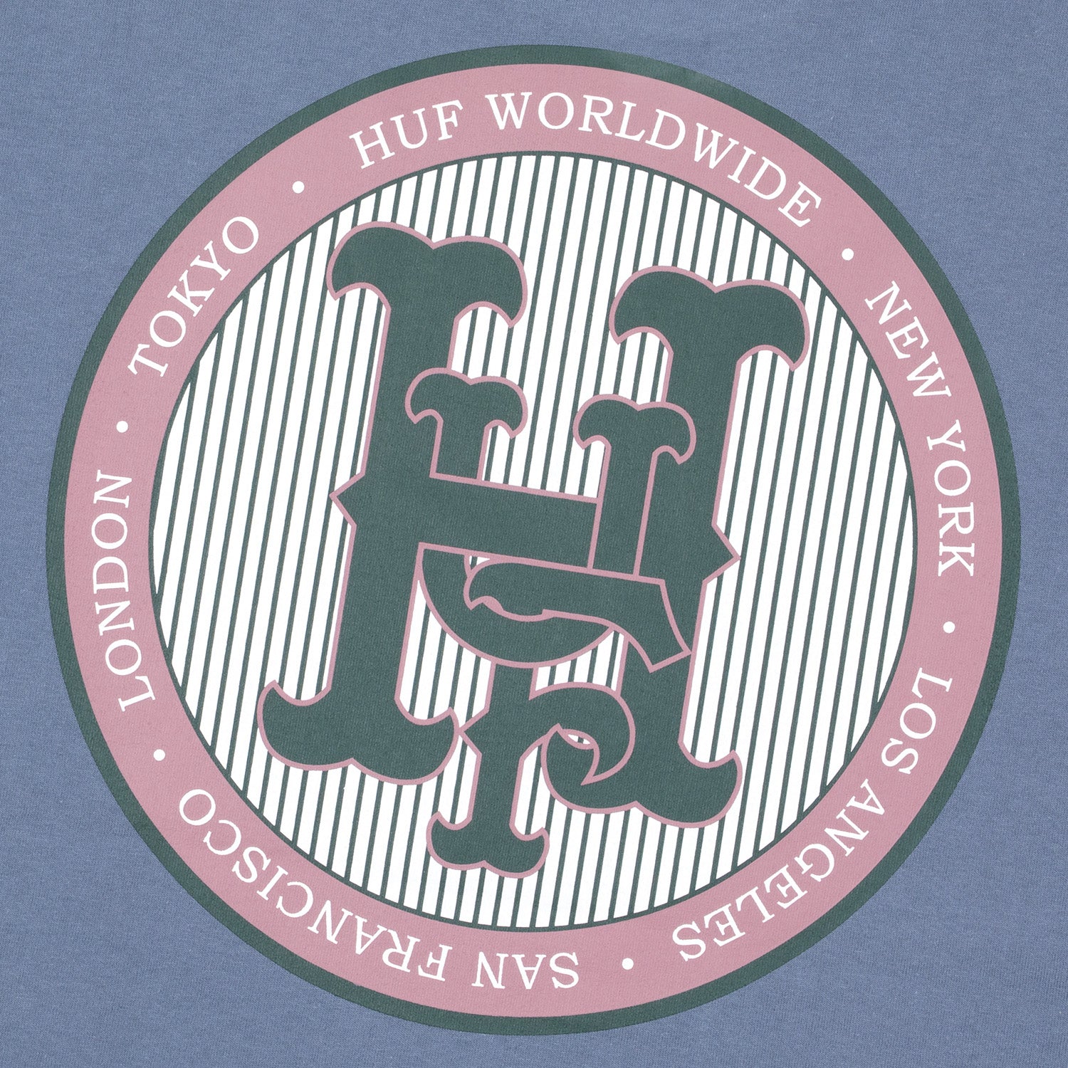 HUF (ハフ) Worldwide JP /T-SHIRTS(Tシャツ)/ MAJOR LEAGUE TEE商品 / STEEL BLUE