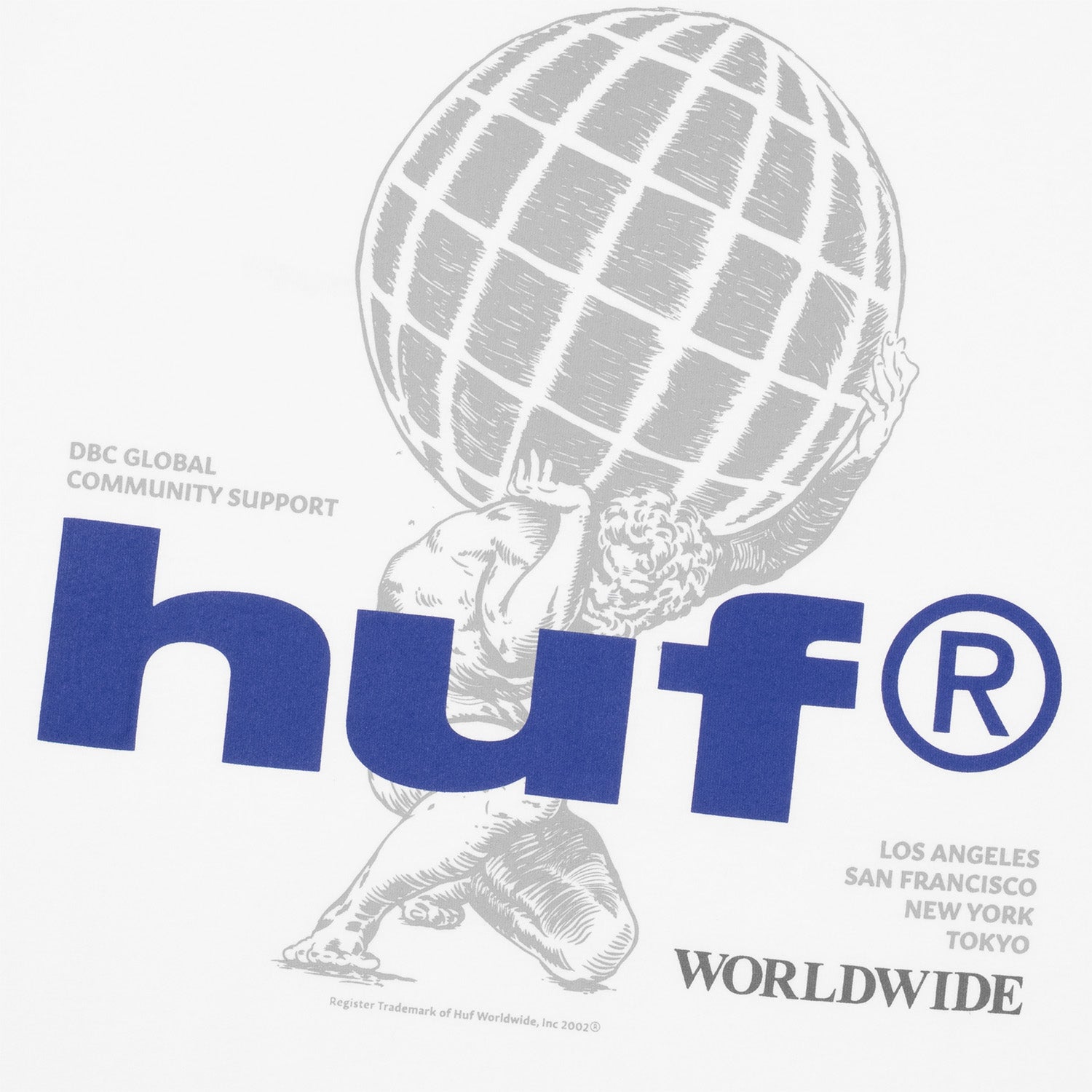 HUF (ハフ) Worldwide JP /T-SHIRTS(Tシャツ)/ COMMUNITY SUPPORT TEE商品 / BROWN