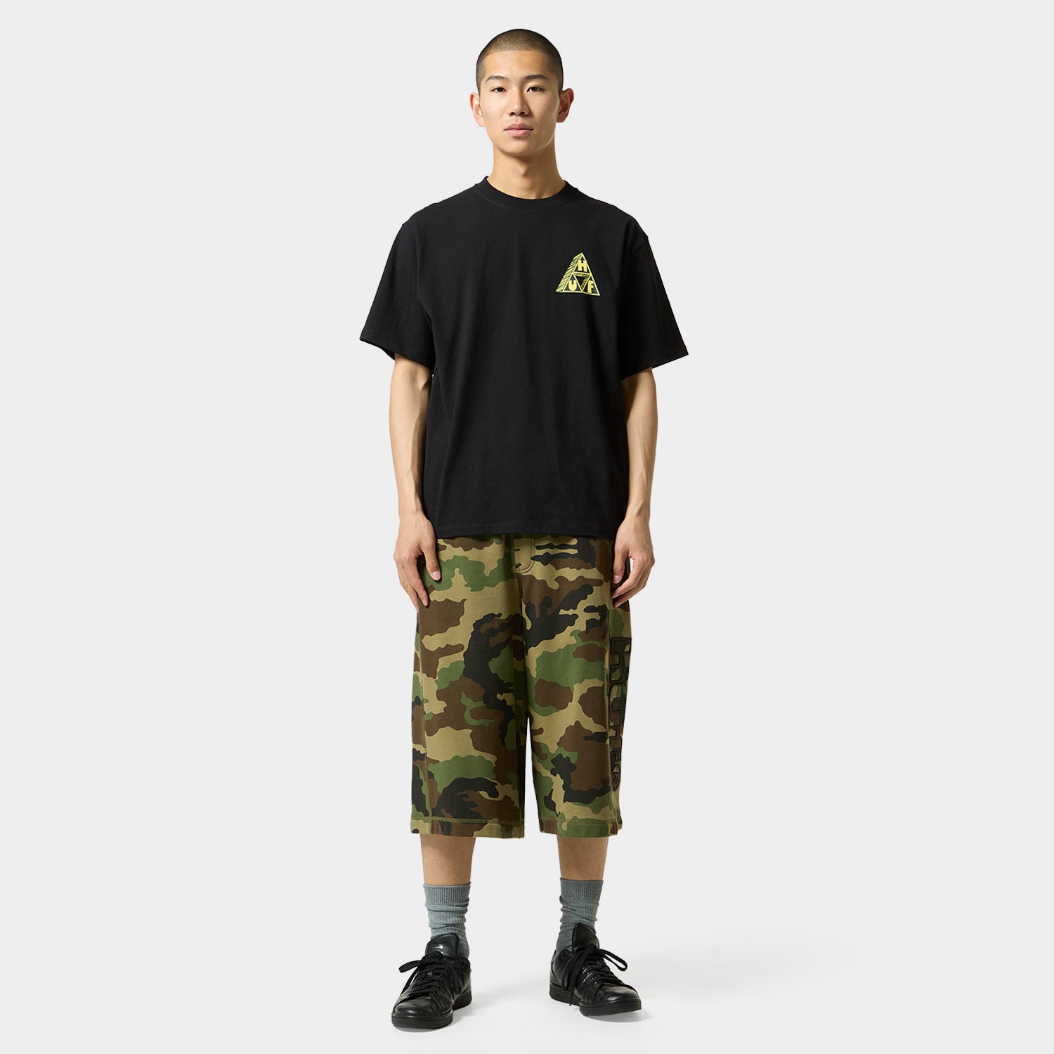 HUF (ハフ) Worldwide JP /T-SHIRTS(Tシャツ)/ 【オンラインストア限定】SATURDAY MORNING TT TEE商品 / BLACK