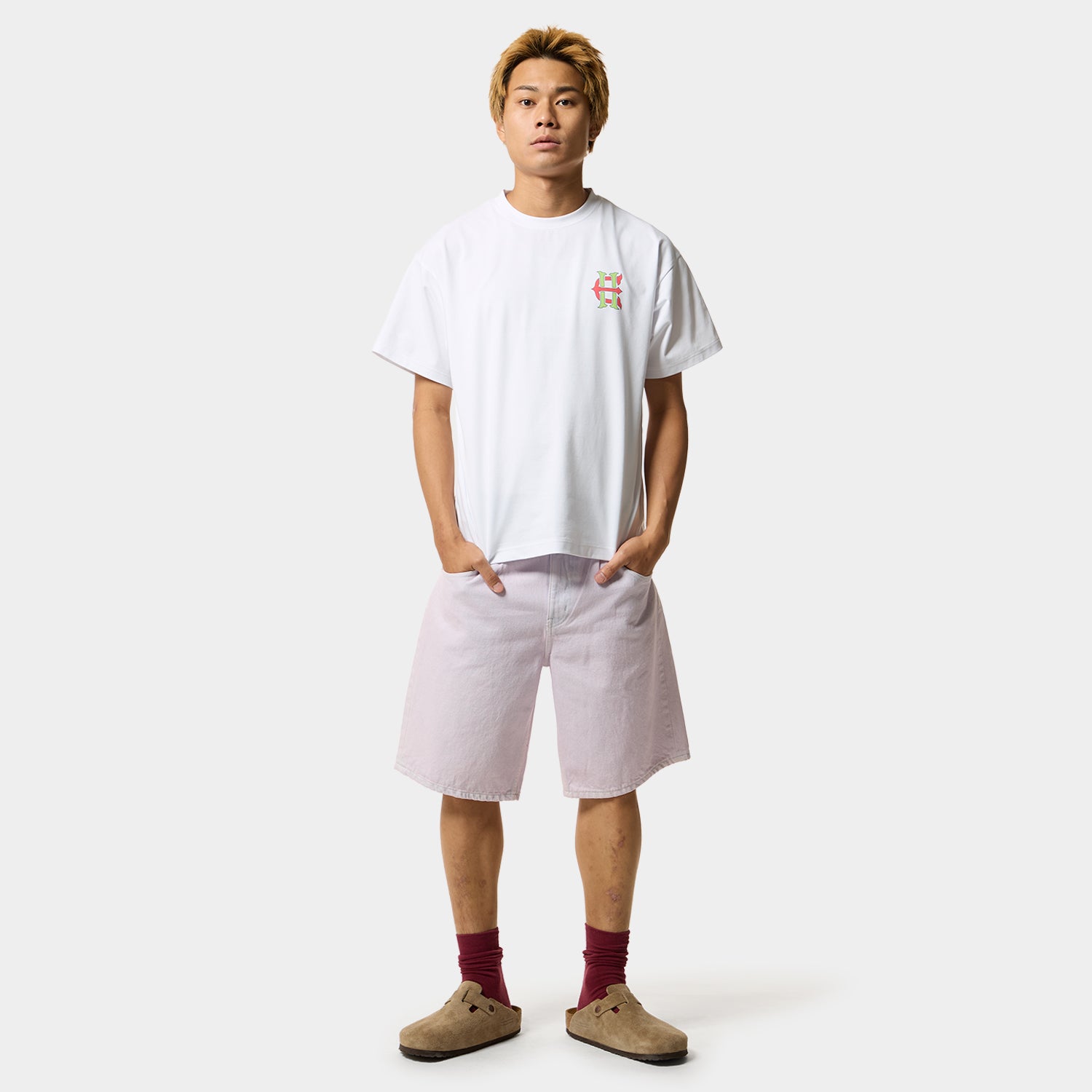 HUF (ハフ) Worldwide JP /T-SHIRTS(Tシャツ)/ HUF X EVISEN SKATEBOARDS HUF ALLSTAR TEE商品 / PURPLE