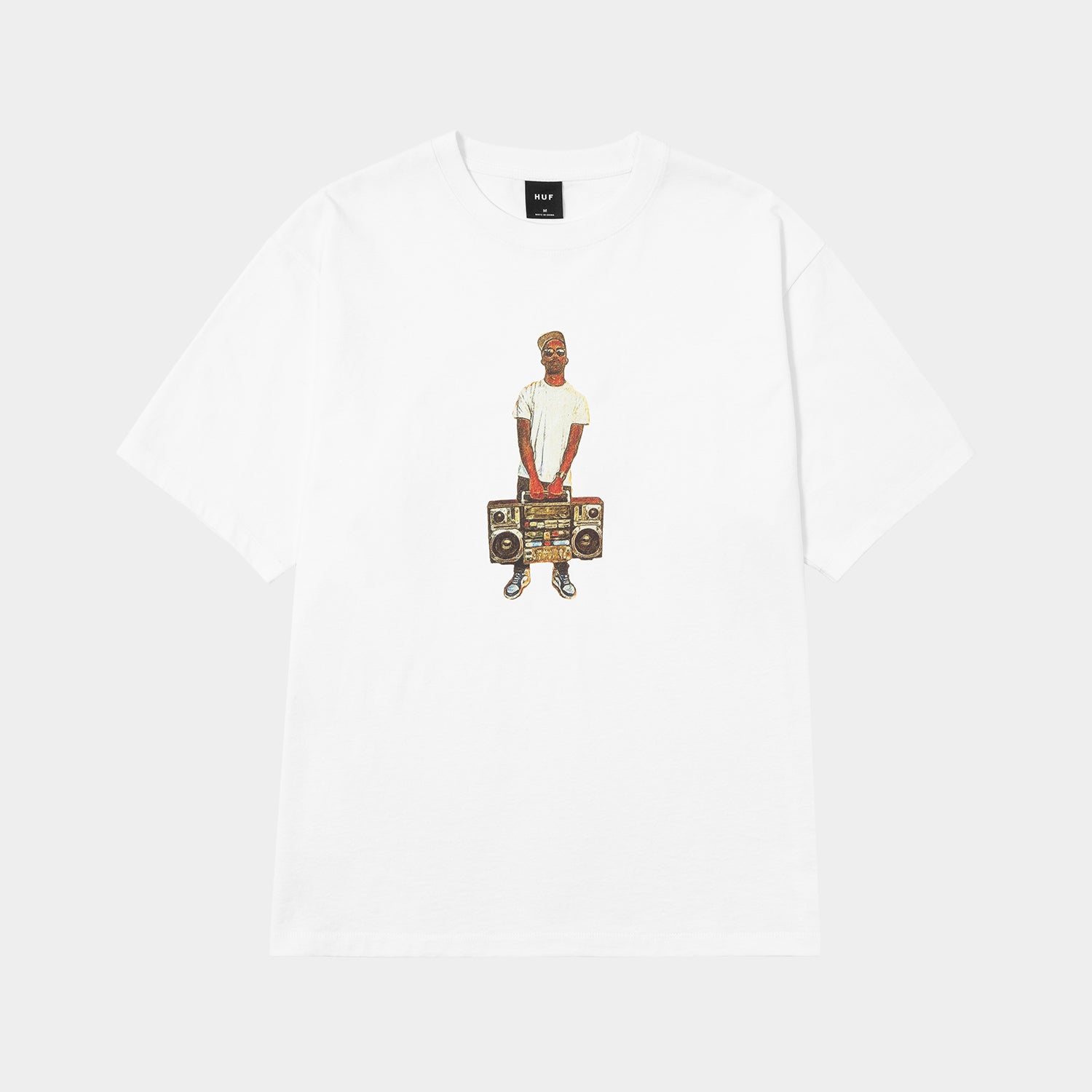 HUF (ハフ) Worldwide JP /T-SHIRTS(Tシャツ)/ HUF X J.ROCC X STONES THROW TEE商品 / WHITE