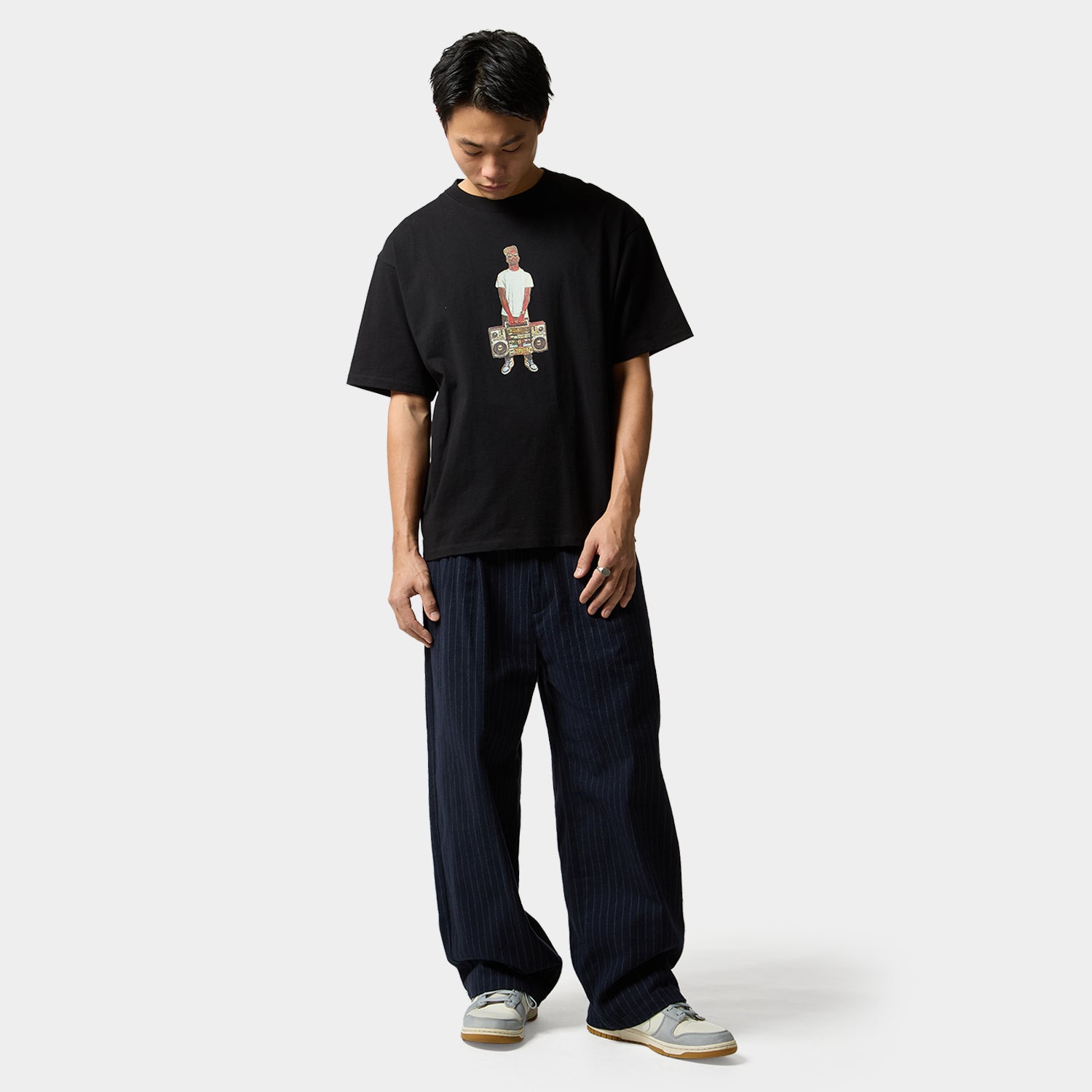 HUF (ハフ) Worldwide JP /T-SHIRTS(Tシャツ)/ HUF X J.ROCC X STONES THROW TEE商品 / WHITE