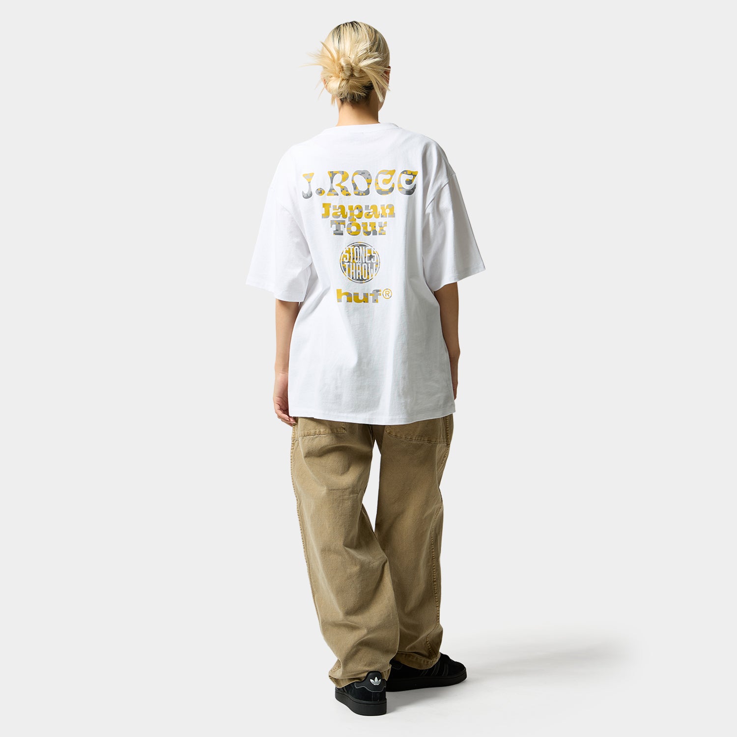 HUF (ハフ) Worldwide JP /T-SHIRTS(Tシャツ)/ HUF X J.ROCC X STONES THROW TEE商品 / WHITE