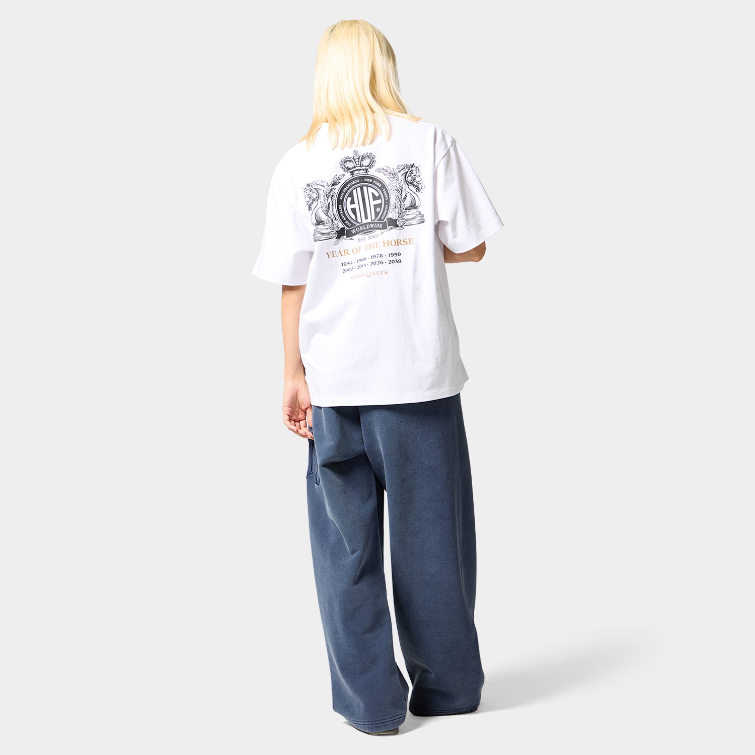 HUF (ハフ) Worldwide JP /T-SHIRTS(Tシャツ)/ YEAR OF THE HORSE TEE商品 / WHITE