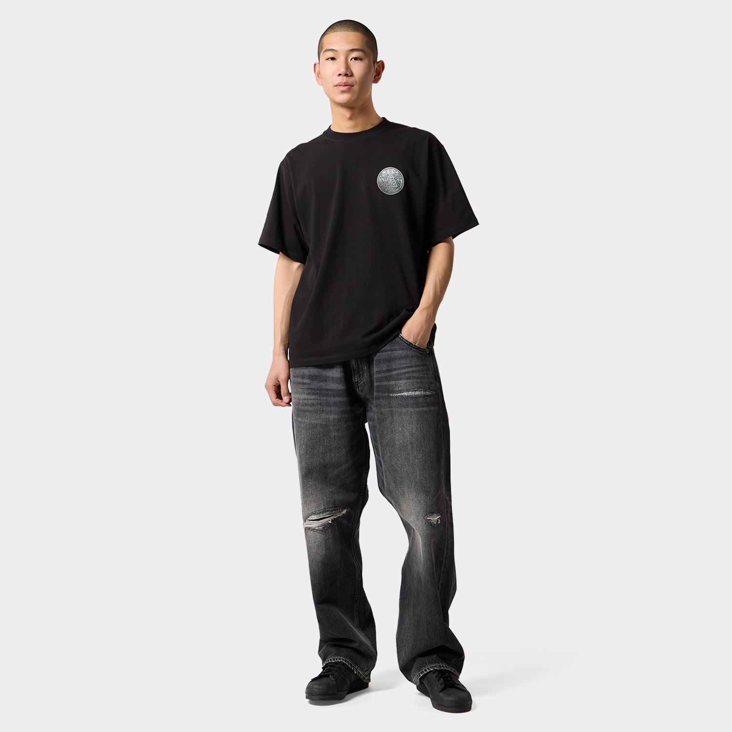 HUF (ハフ) Worldwide JP /T-SHIRTS(Tシャツ)/ HUF X RYU GA GOTOKU TEE商品 / BLACK